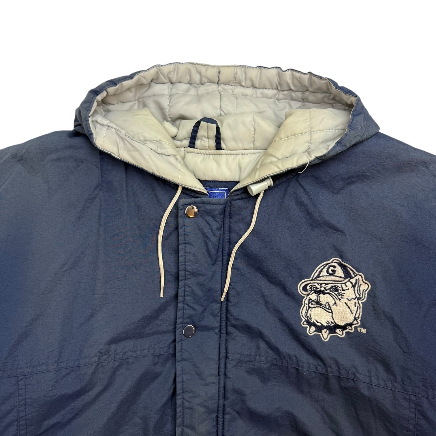 Vintage Starter Georgetown Hoyas Anorak Jacket Blue