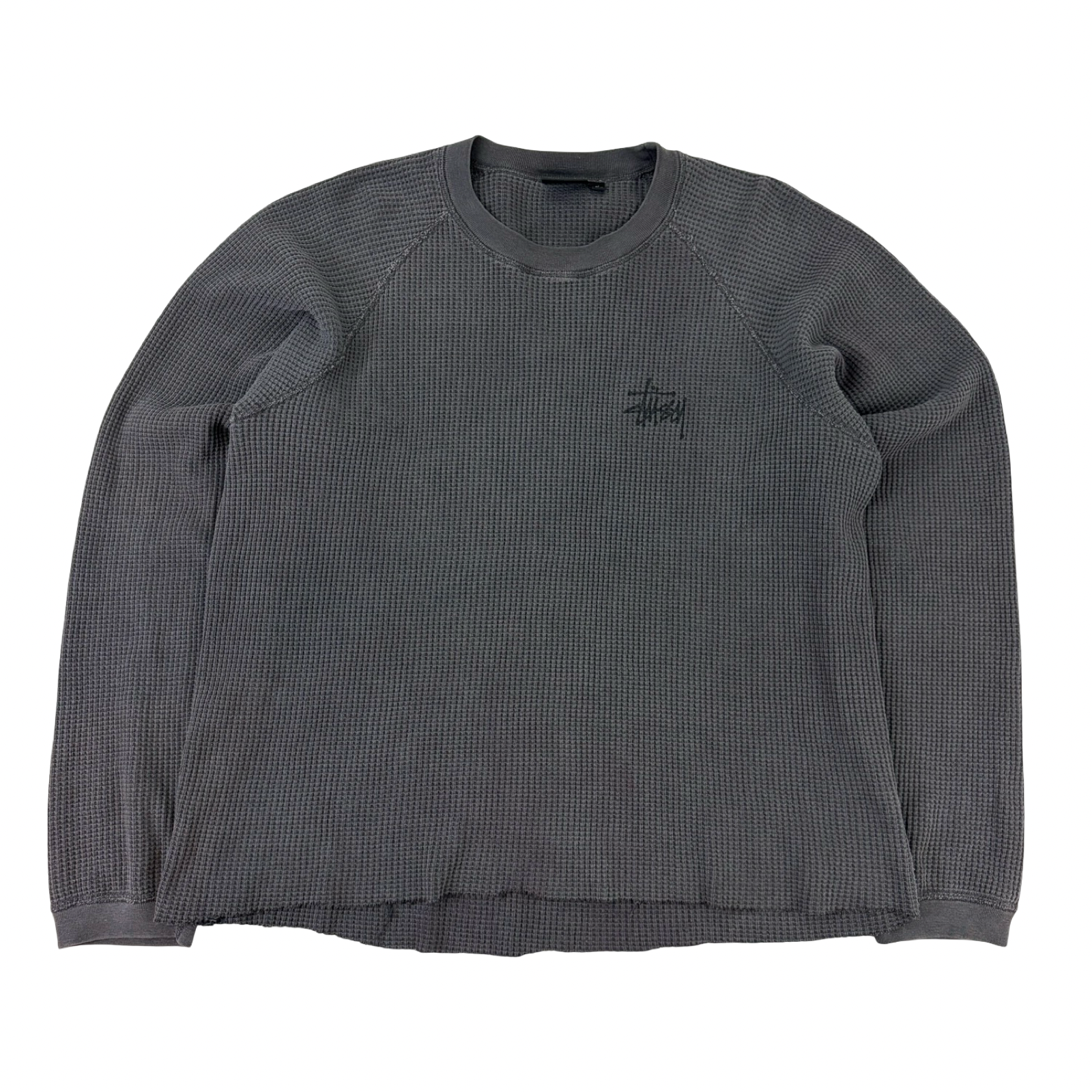 Stussy Raglan Thermal Basic Stock Long-sleeve Grey