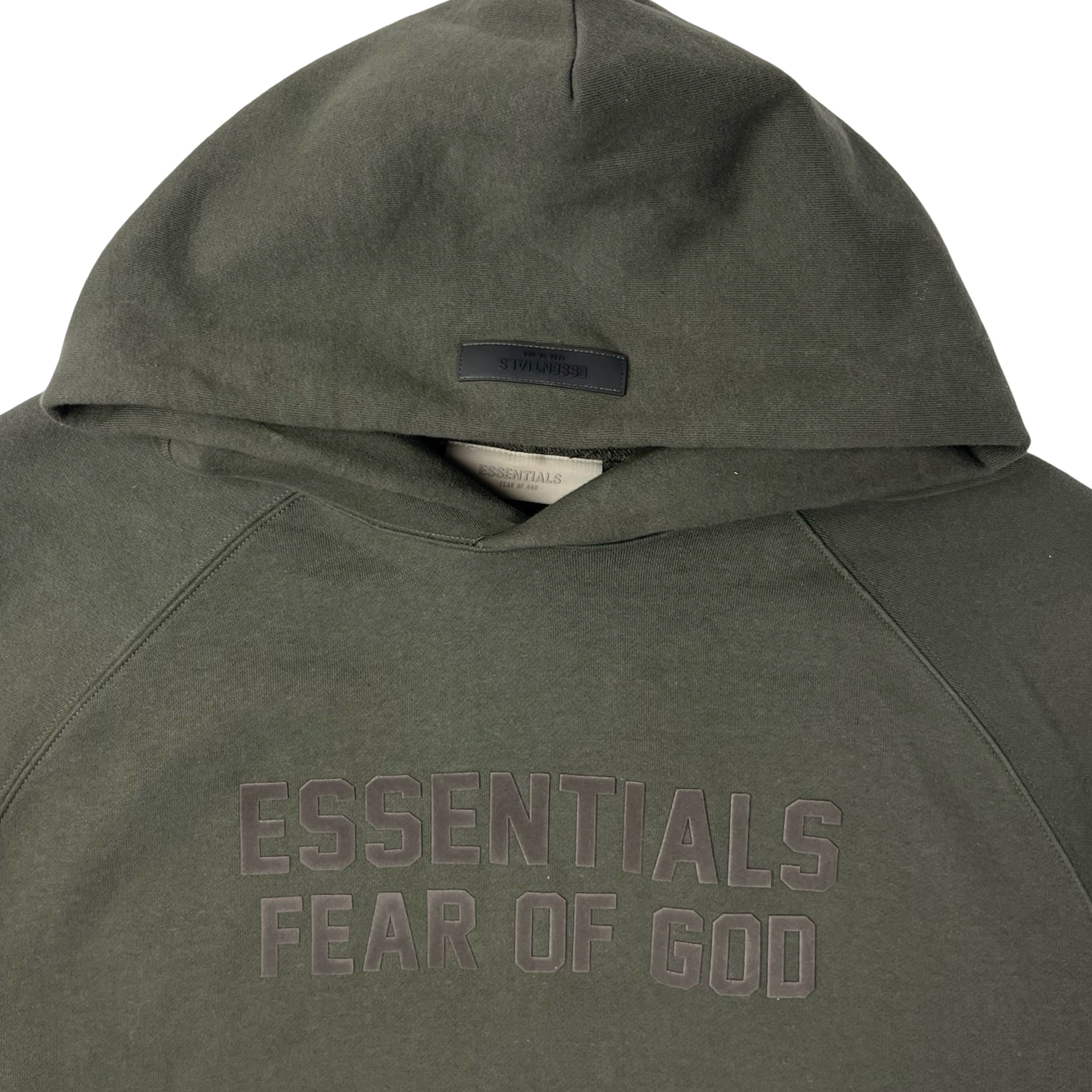 Fear Of God Essentials Hoodie Off Black