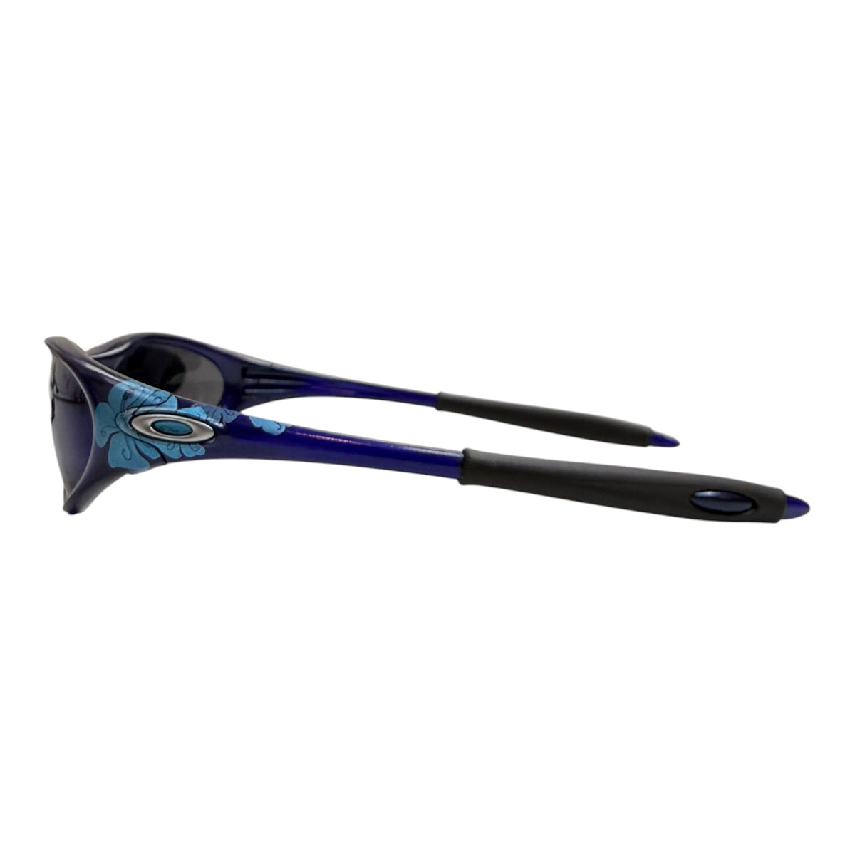 Oakley Minute 1.0 Sunglasses Crystal Blue / Hawaiian Hibiscus Flower