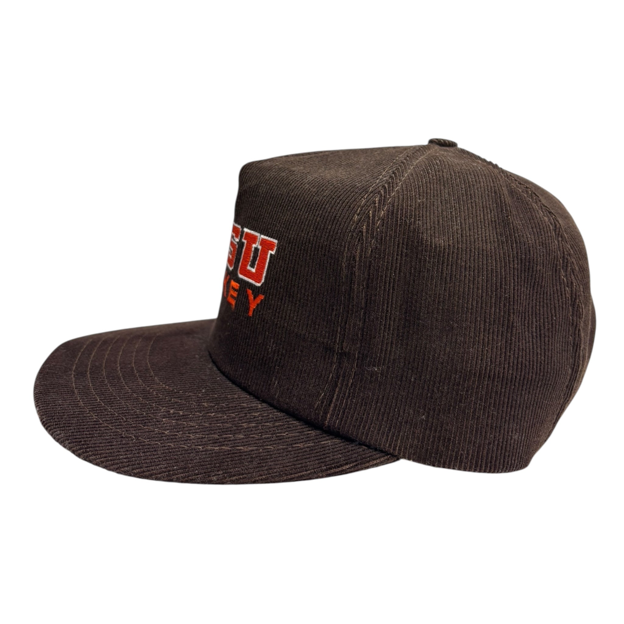 Vintage BGSU Hockey Corduroy Strap back Hat