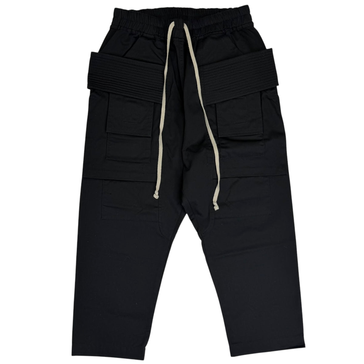 Rick Owens DRKSHDW Cropped Creatch Cargo Black
