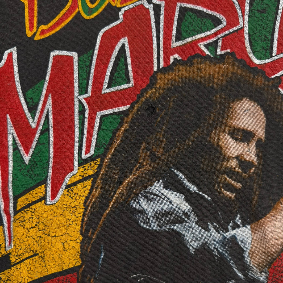 Vintage Bob Marley Song Of Freedom T-Shirt Black