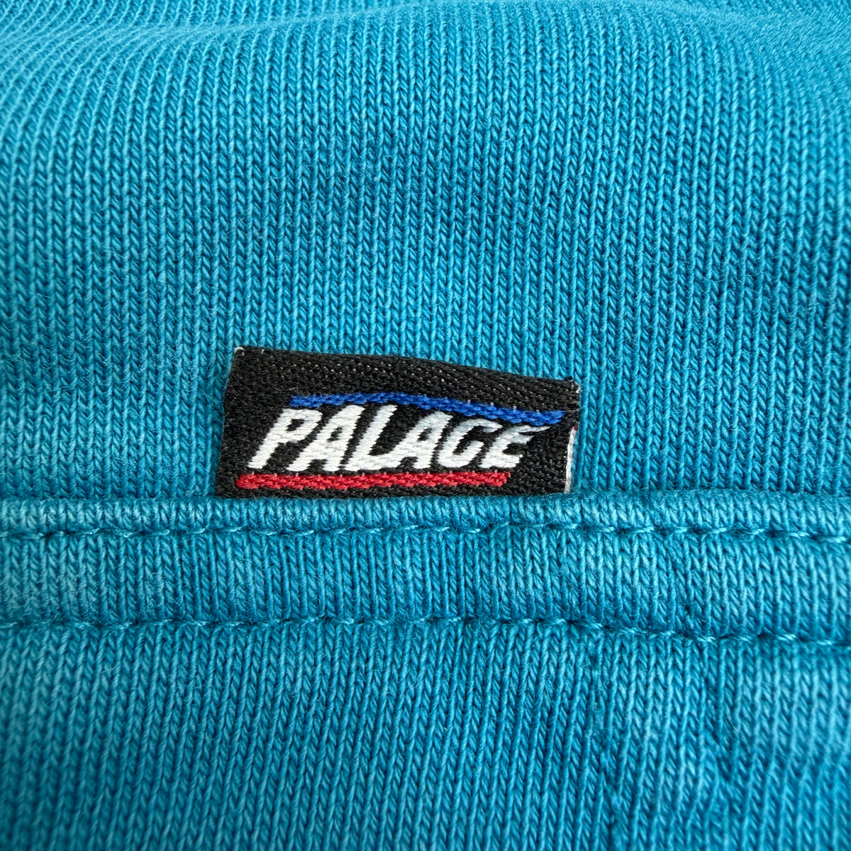 Palace Embroidered Hoodie Blue