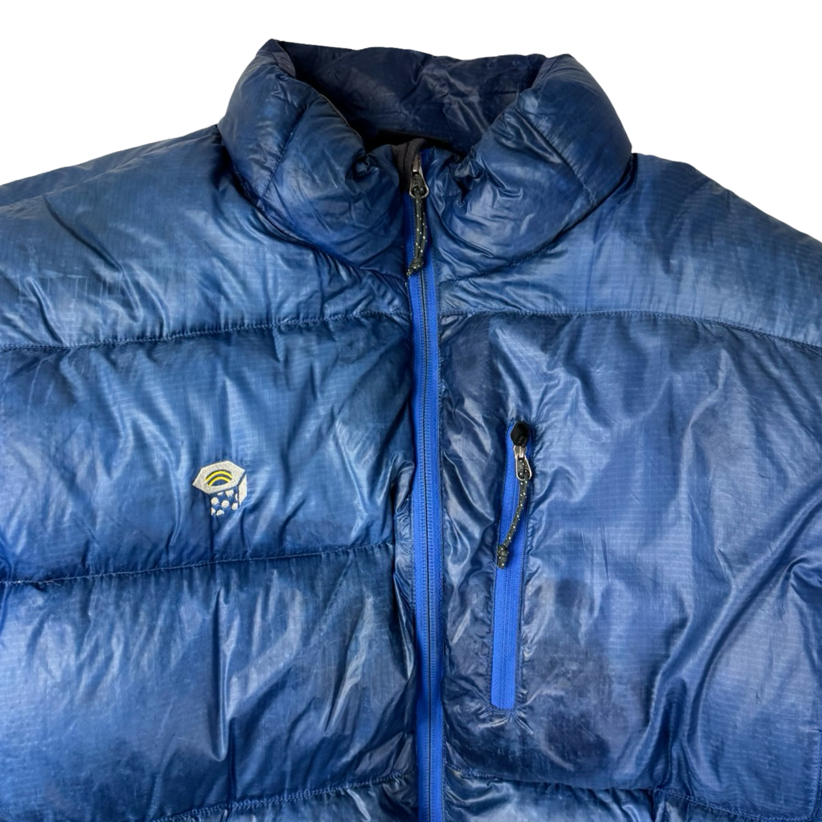 Mountain Hardware Down Fill Puffer Jacket Blue