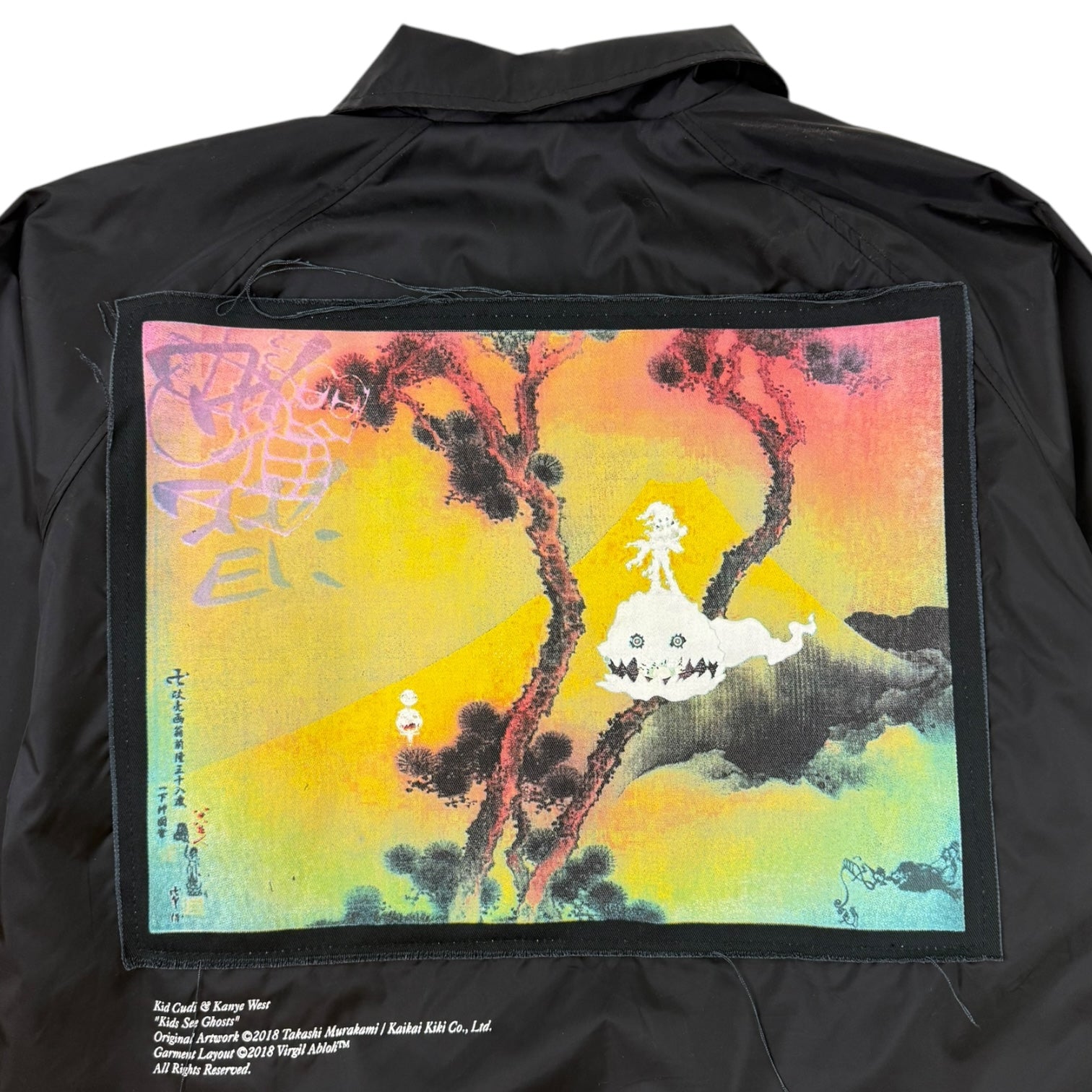 Kanye West Kids See Ghosts Coach Jacket Black