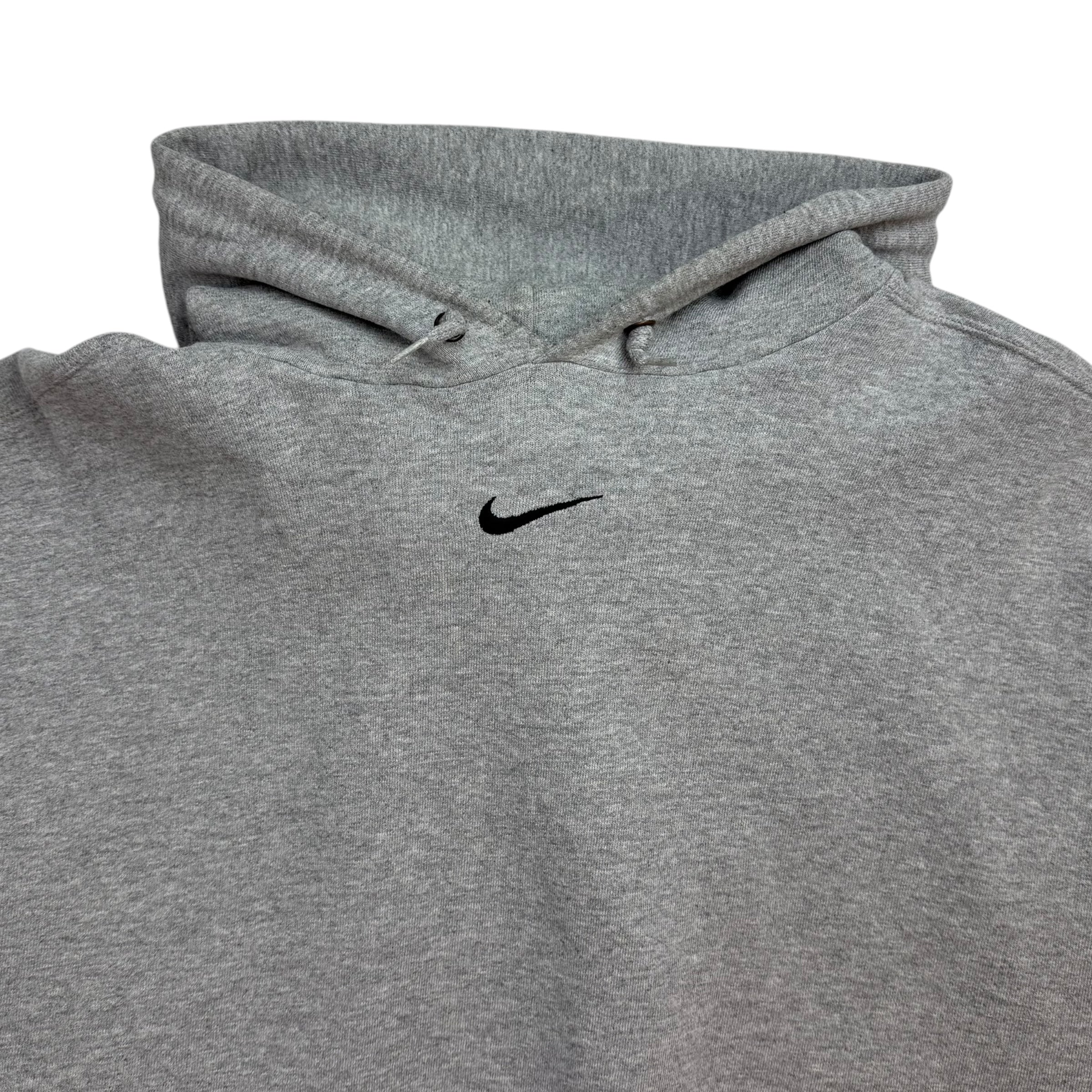 Vintage Nike Centre Swoosh Hoodie Grey