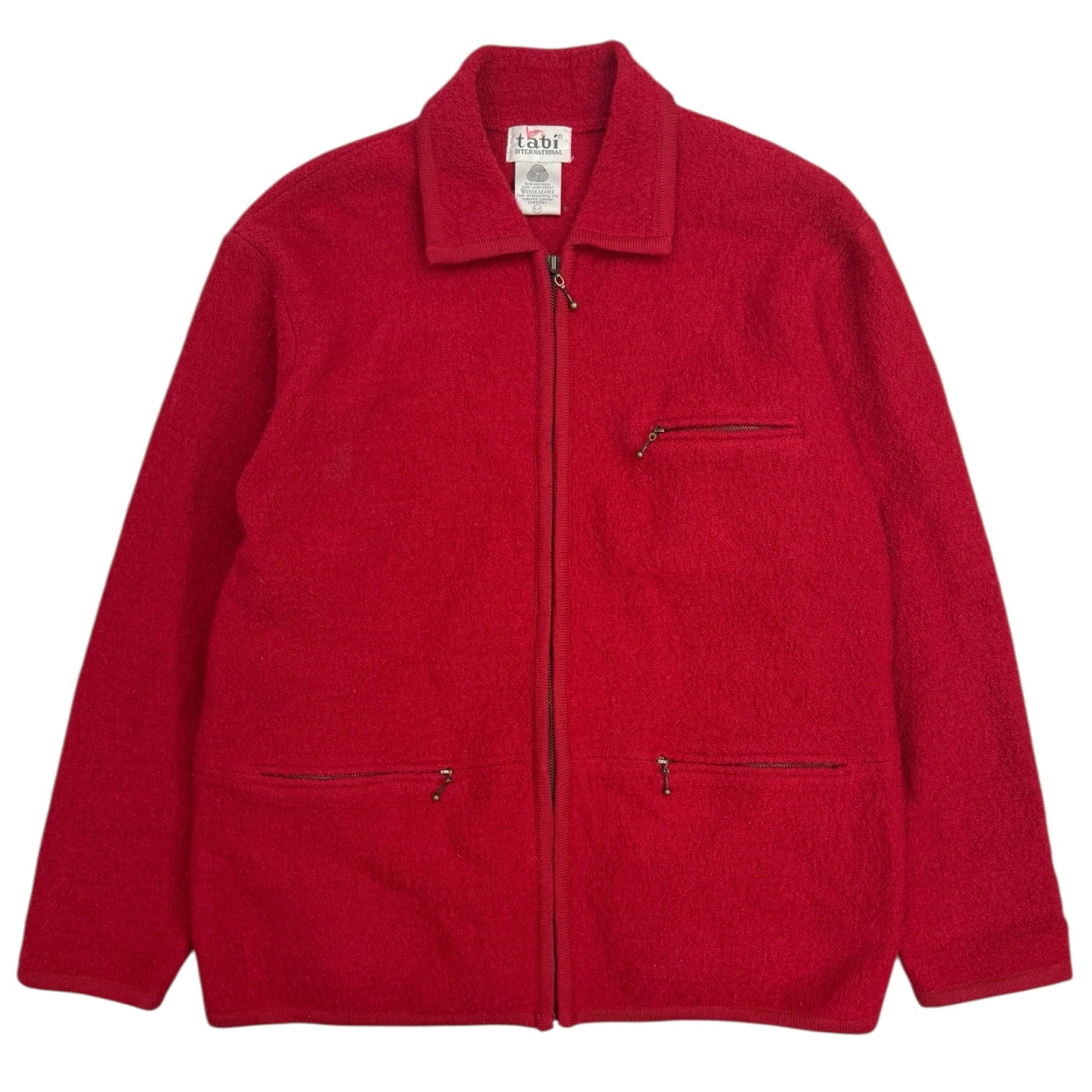 Vintage Tabi Wool Jacket Red