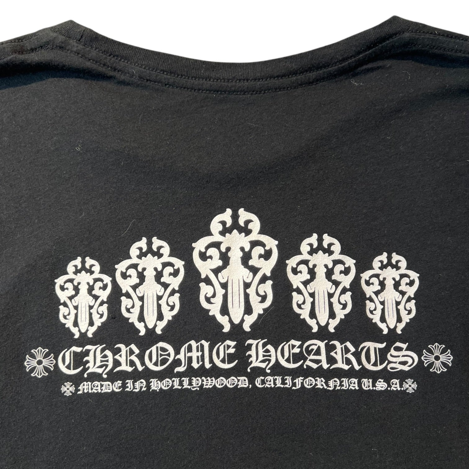 W) Chrome Hearts Daggers T-Shirt Black