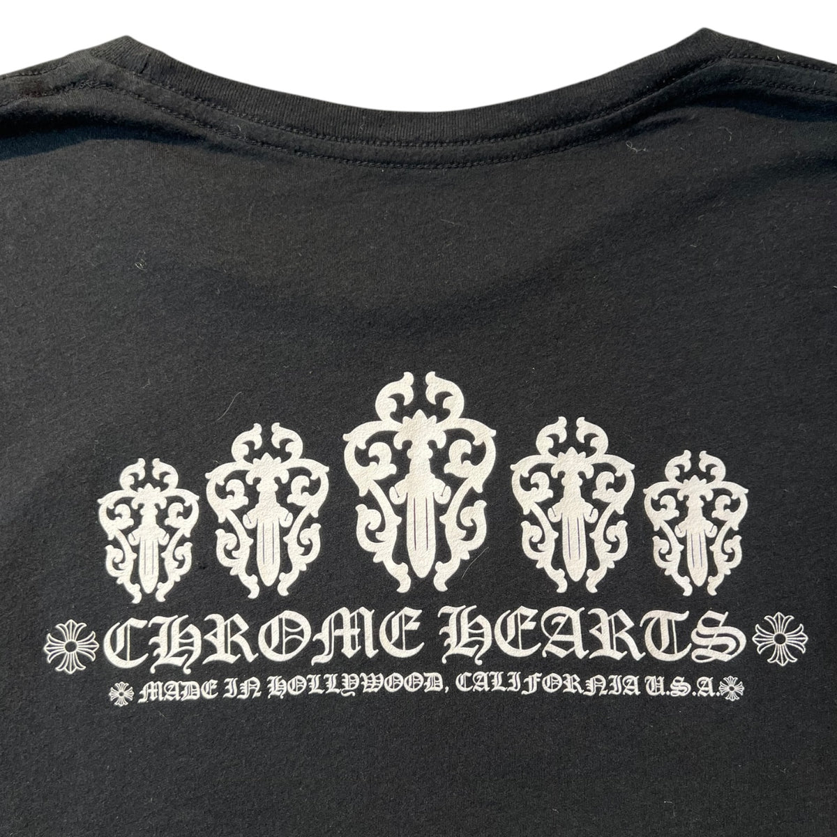 (W) Chrome Hearts Daggers T-Shirt Black