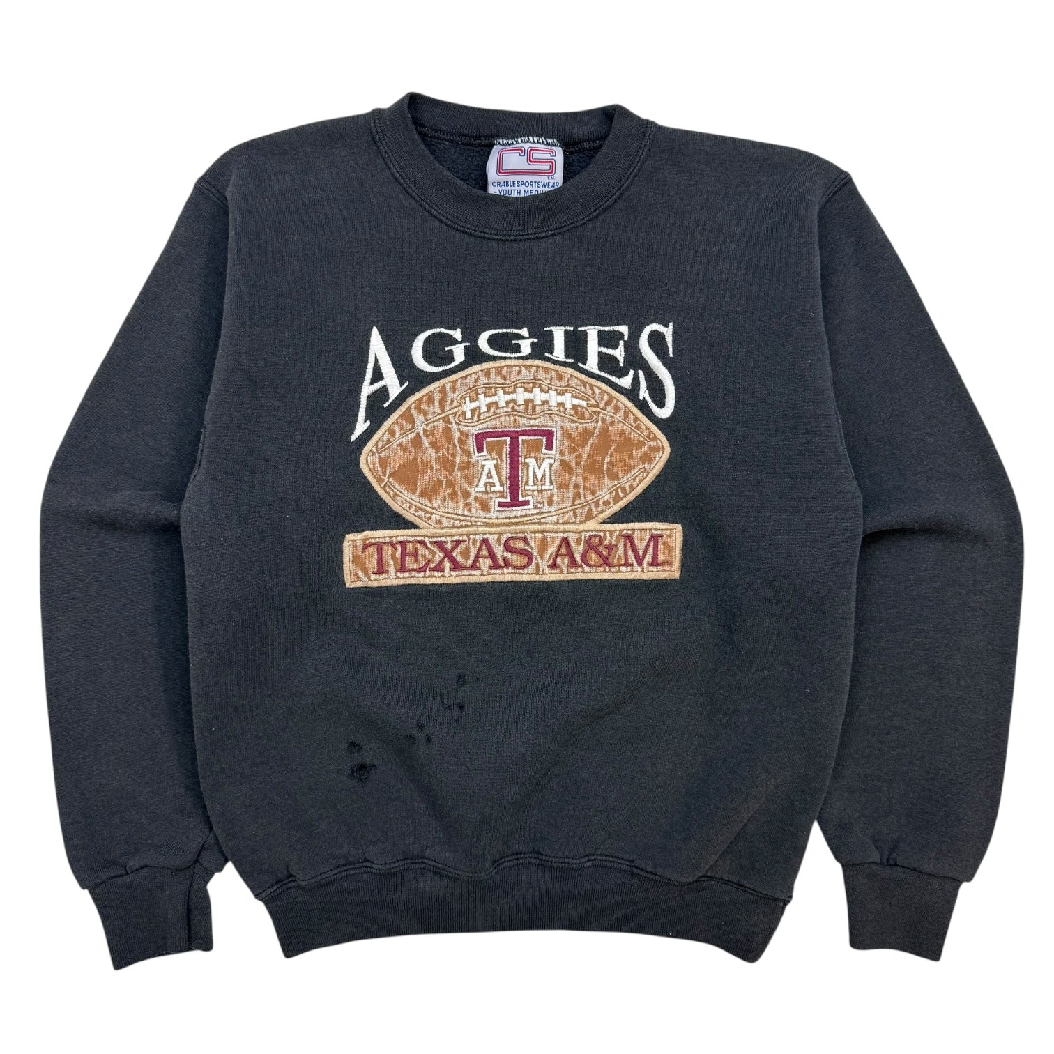 Vintage Texas A&M Aggies Crewneck Black