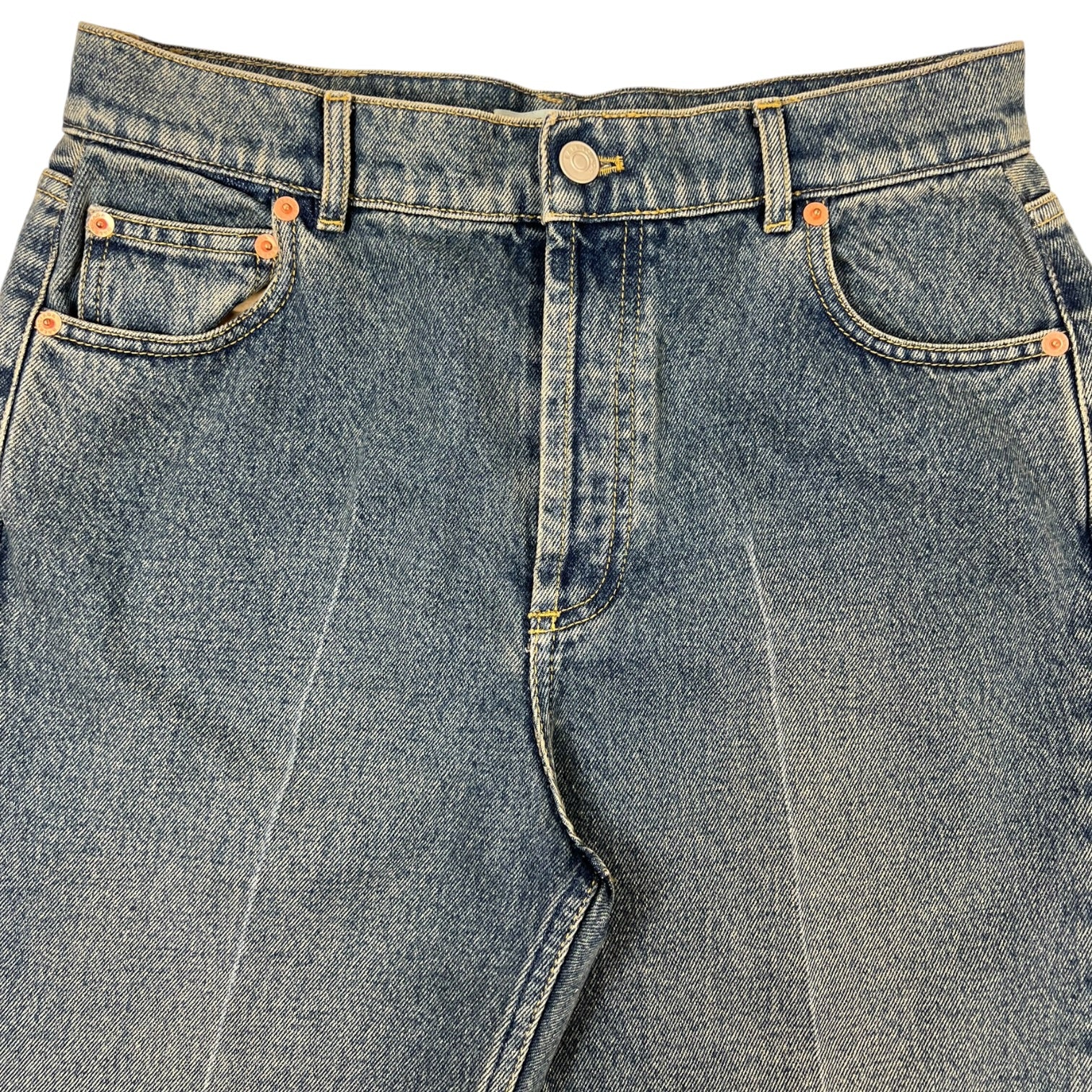 Balenciaga Pleated Denim Jeans