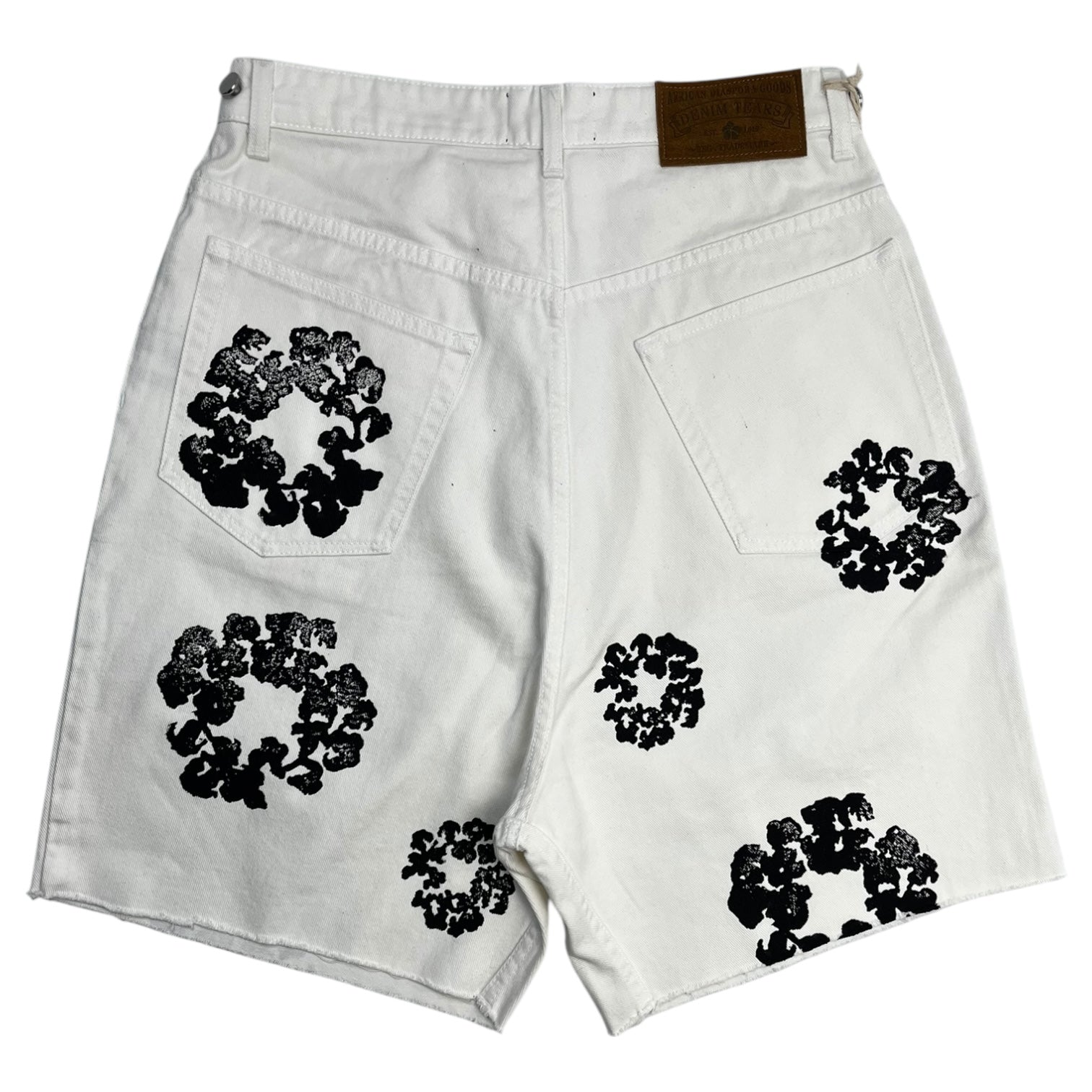 Denim Tears The Cotton Wreath Jean Short White
