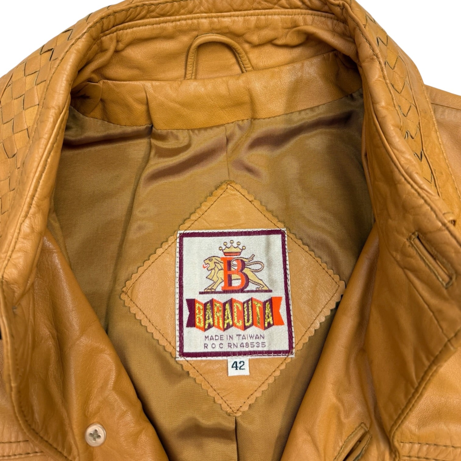 Vintage Baracuta Leather Overshirt