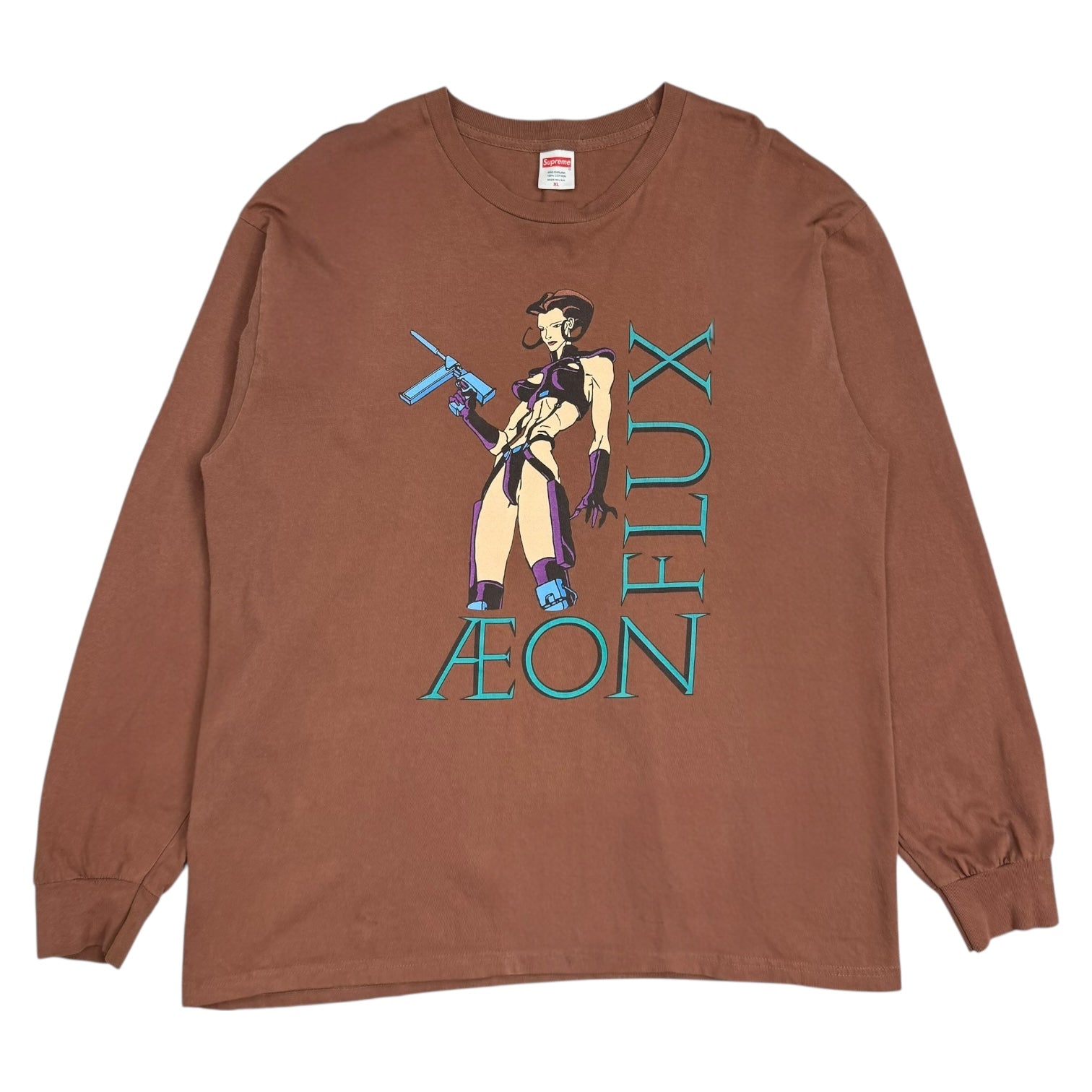 Supreme AEON Flux L/S Tee Brown