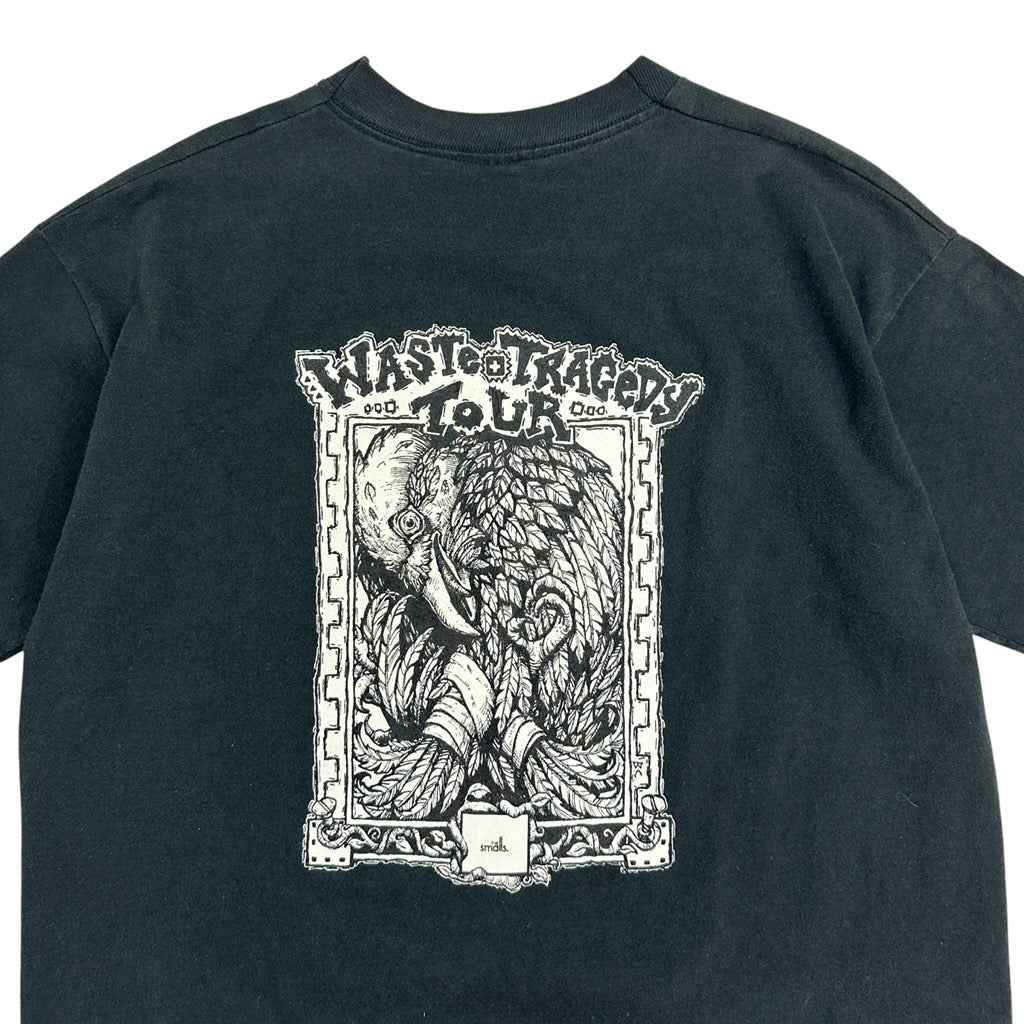 Vintage Waste Tragedy Tour T-Shirt Black