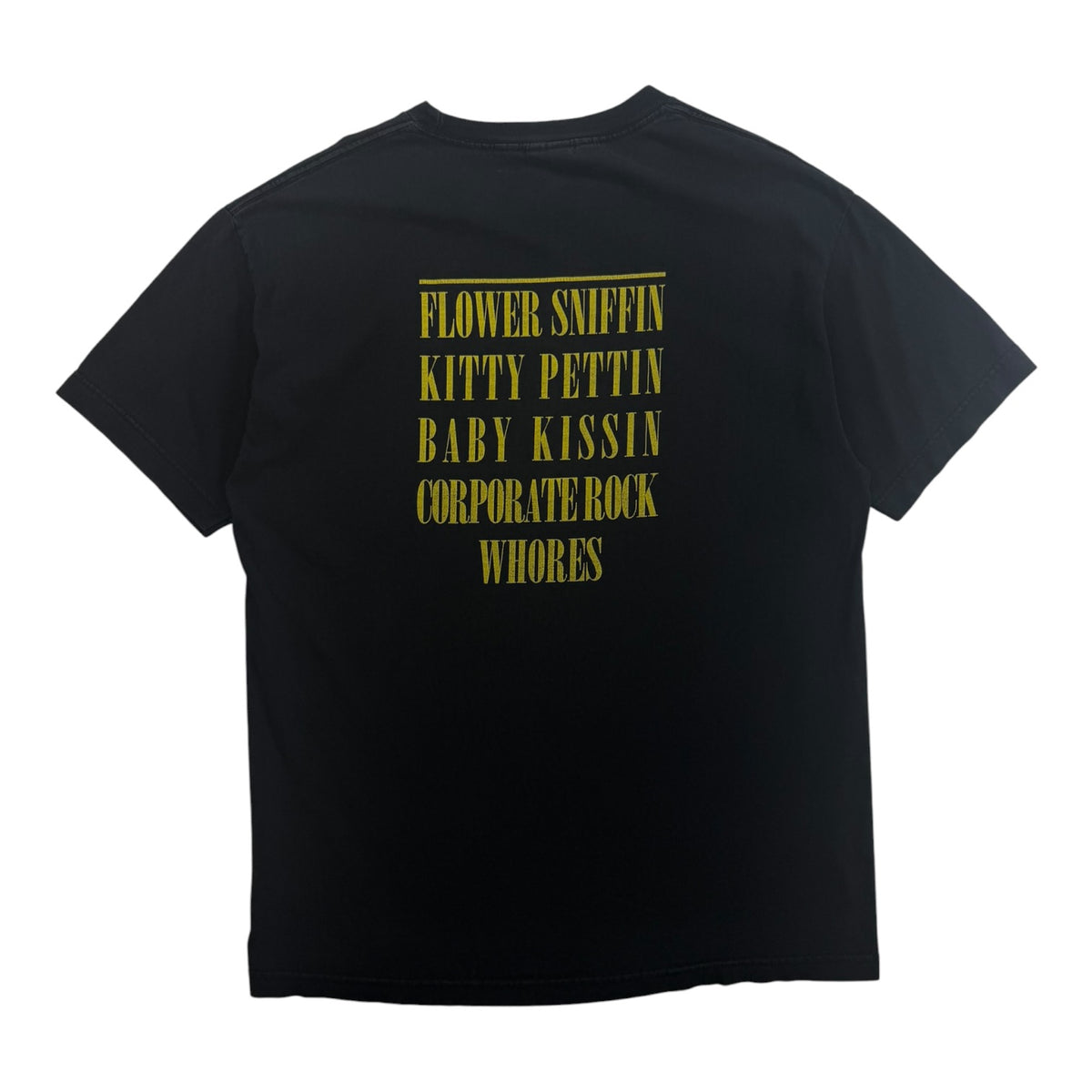Vintage 1992 Nirvana Smiley Face Tour T-Shirt Black