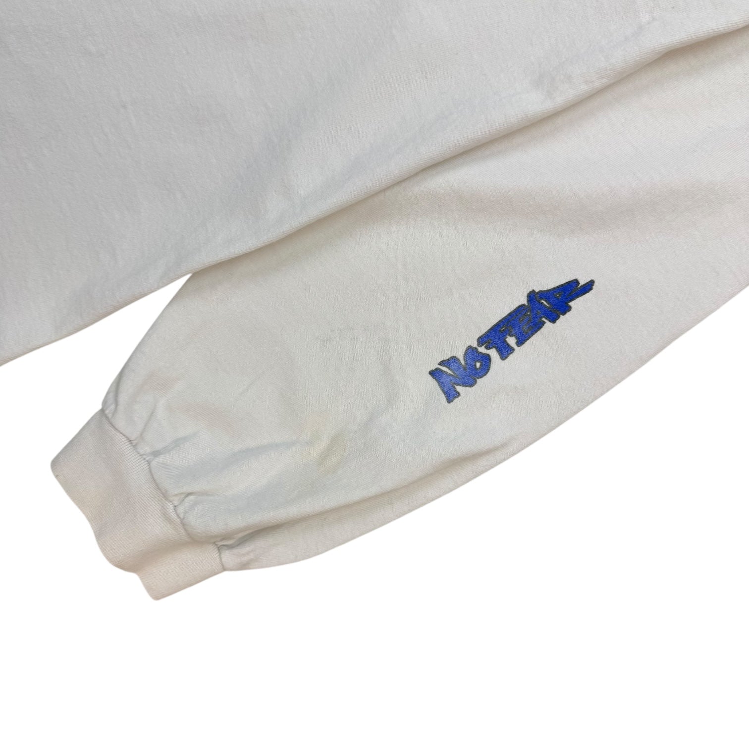 Vintage No Fear ‘Play Hard Play Rough….’ L/S Tee White