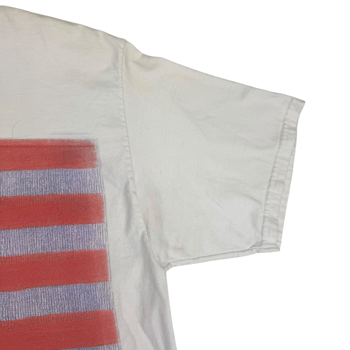 2011 Kanye West Jay-Z "Watch the Throne" Tour Flag Tee White
