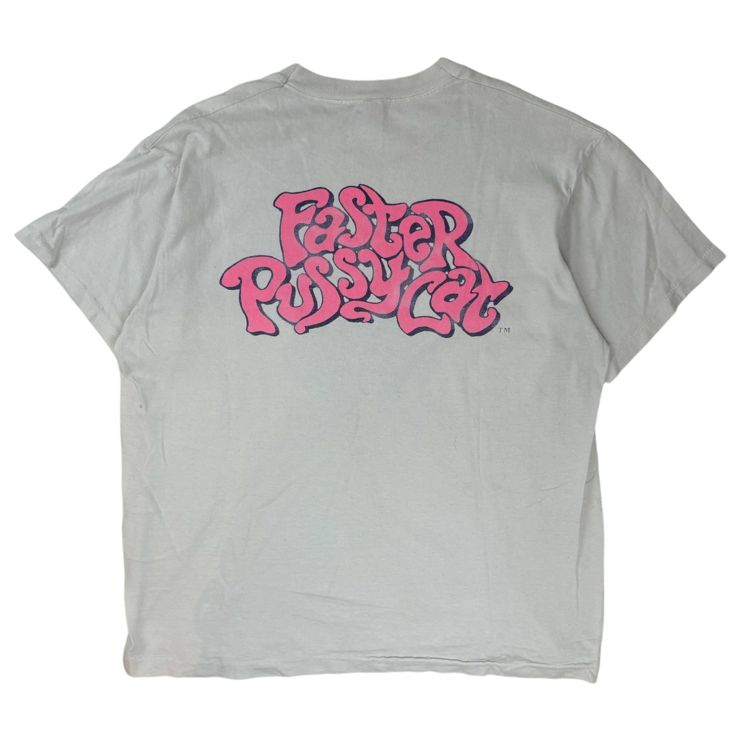 Vintage 1990 "Faster Pussycat" Tour T-shirt White