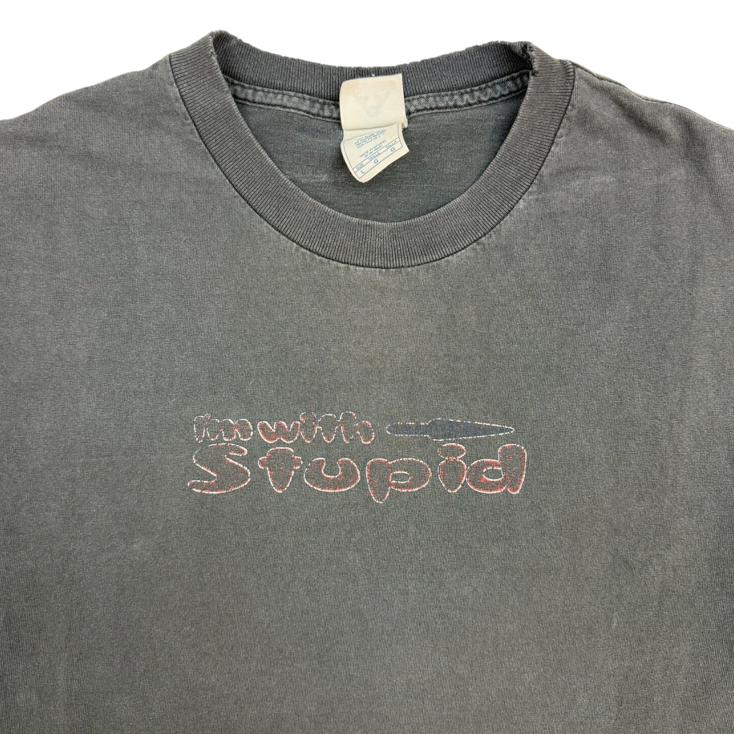 Vintage I’m With Stupid T-Shirt Black