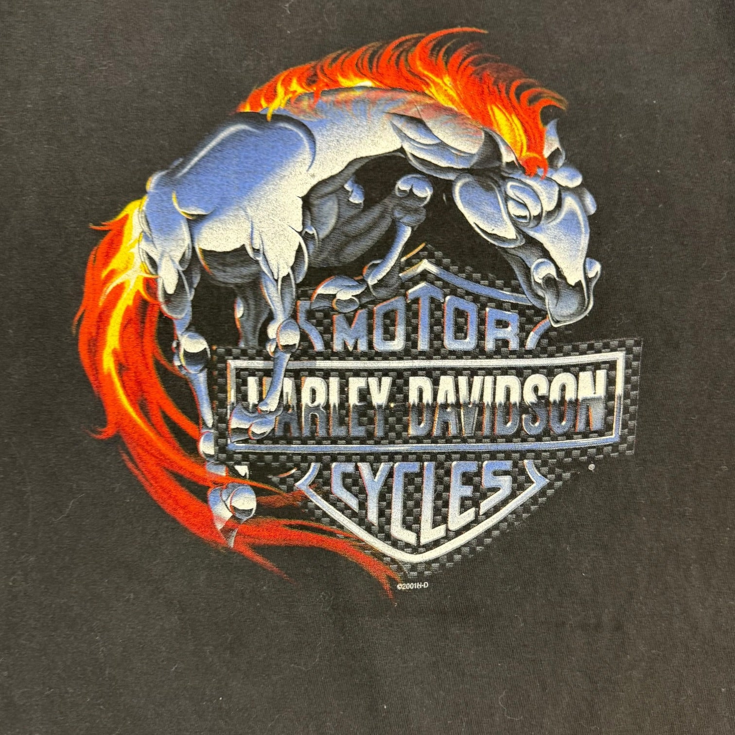 Vintage Harley Davidson Of Cranbrook Tee Black