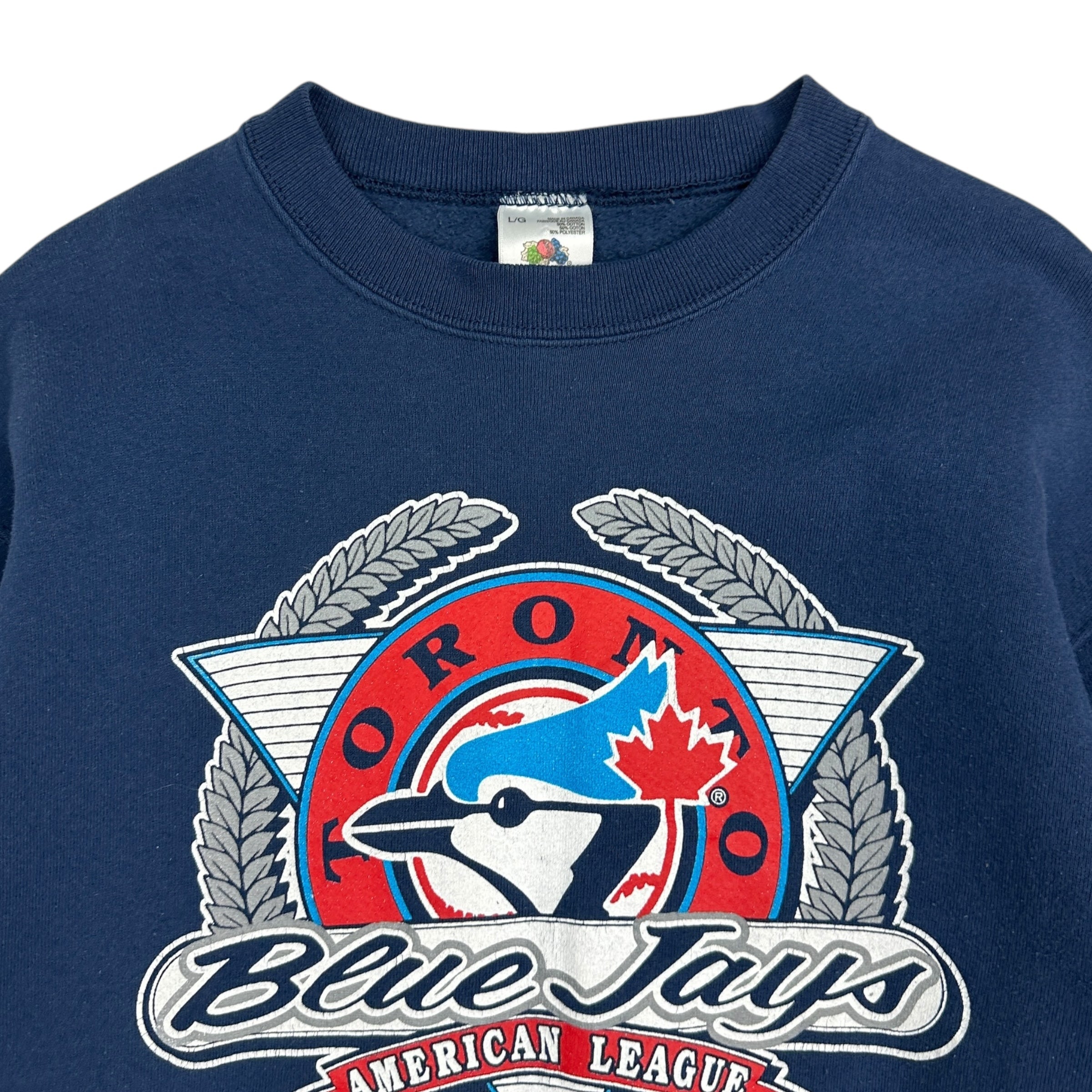 1991 MLB Toronto Blue Jays Crewneck Navy