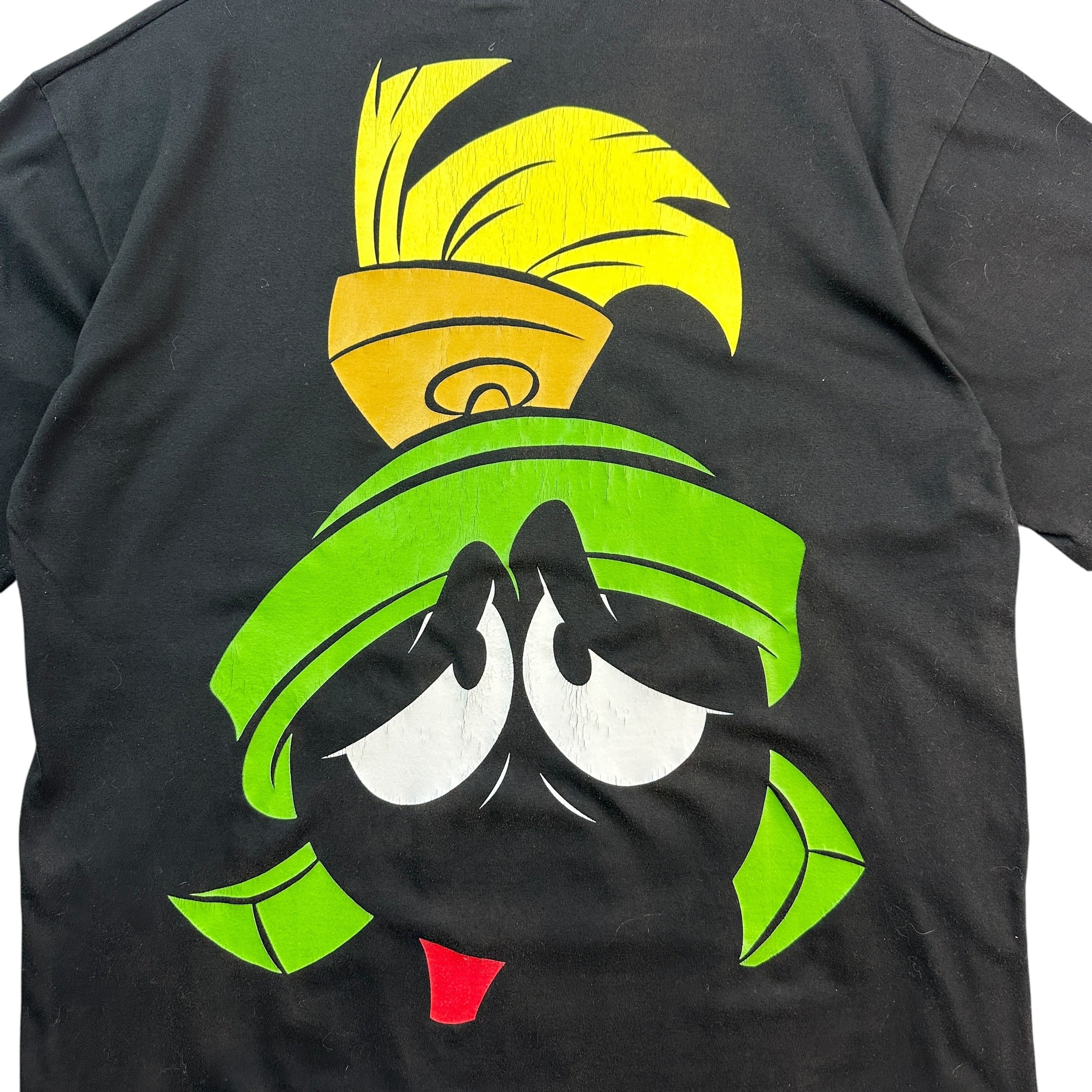 Vintage Marvin the Martian Box Logo Tee Black