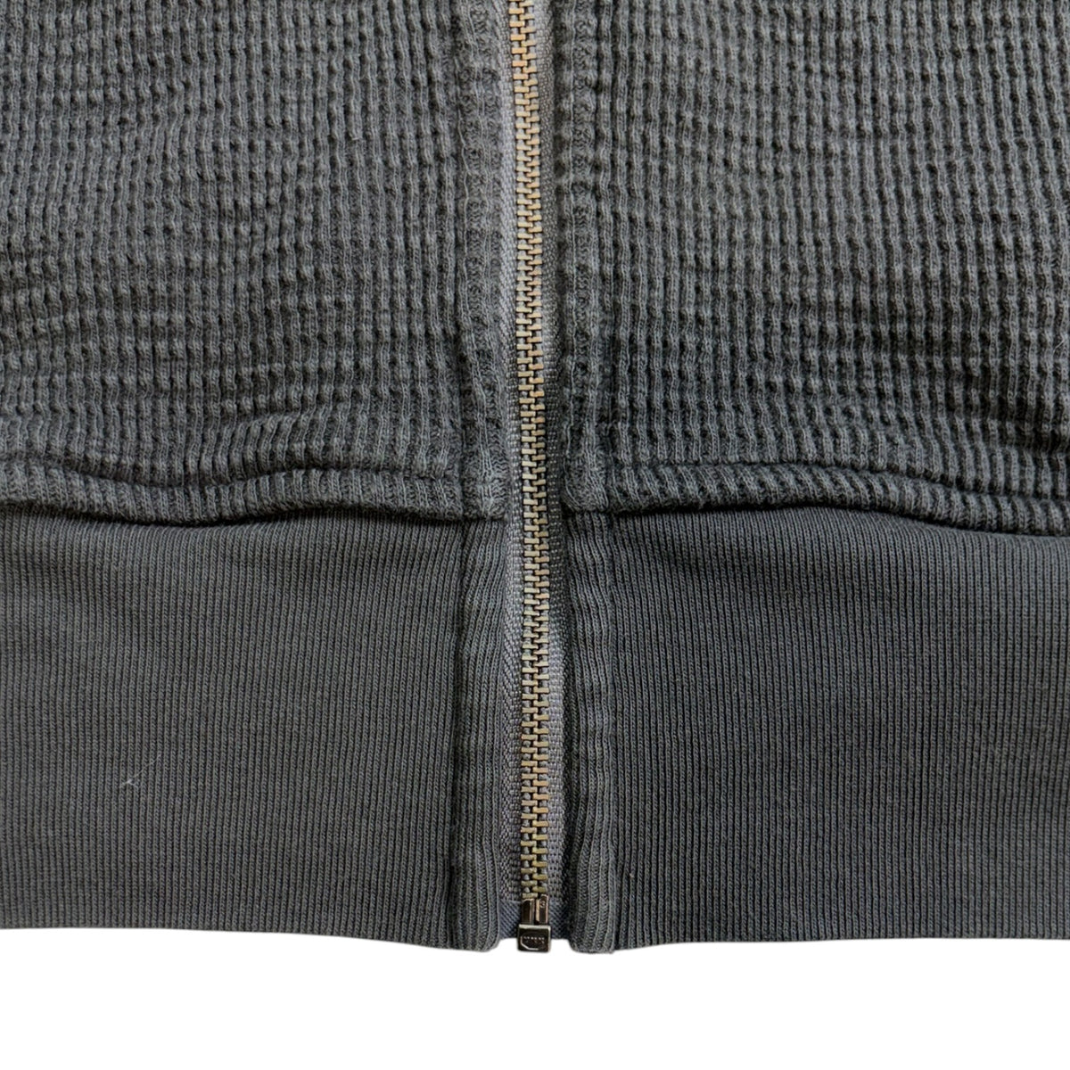 Stussy Lightweight Thermal Zip-Up Hoodie Faded Black