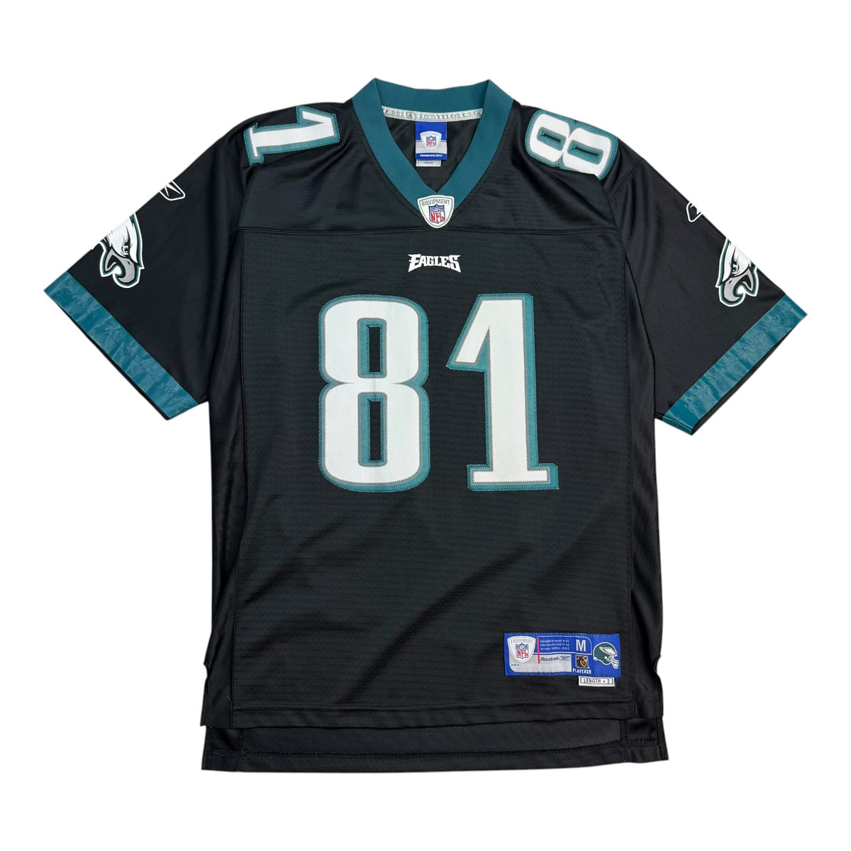 Vintage Reebok Philadelphia Eagles Terrell Owens Home Jersey Black