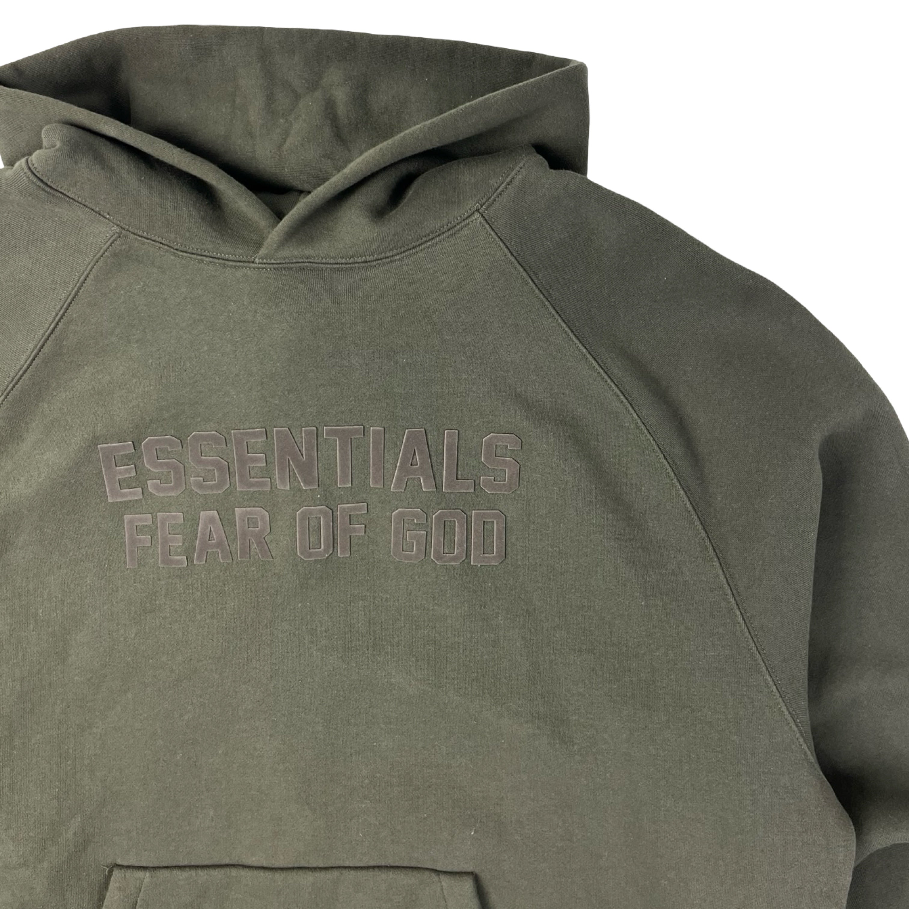 Fear Of God Essentials Hoodie Off Black