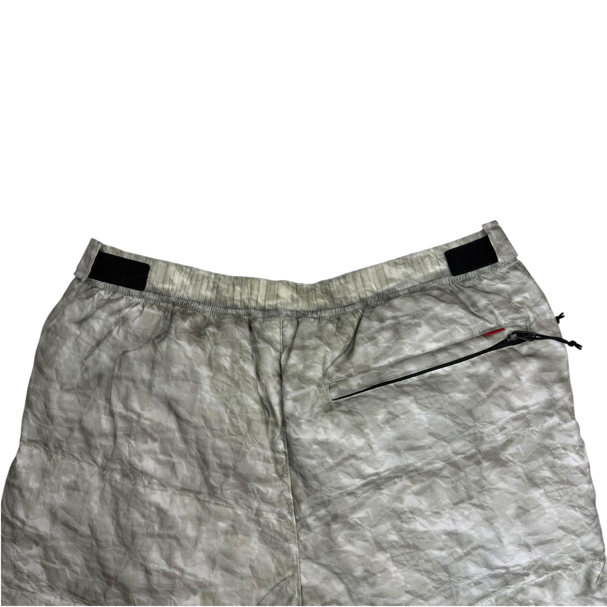 FW19 Supreme X The North Face Paper Print Nuptse Pants White