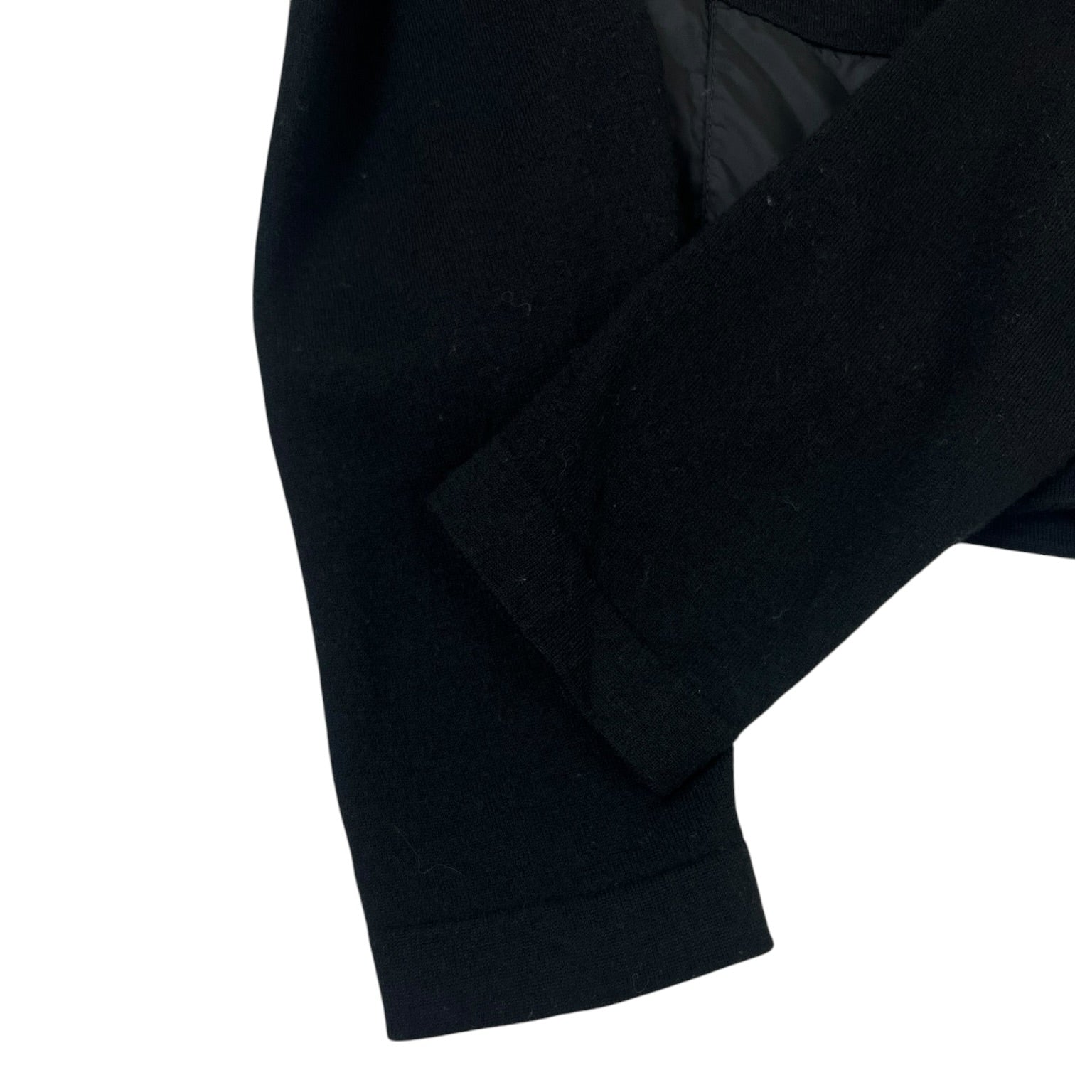 (W) Moncler Maglia Tricot Alla Coreana Cardigan Black