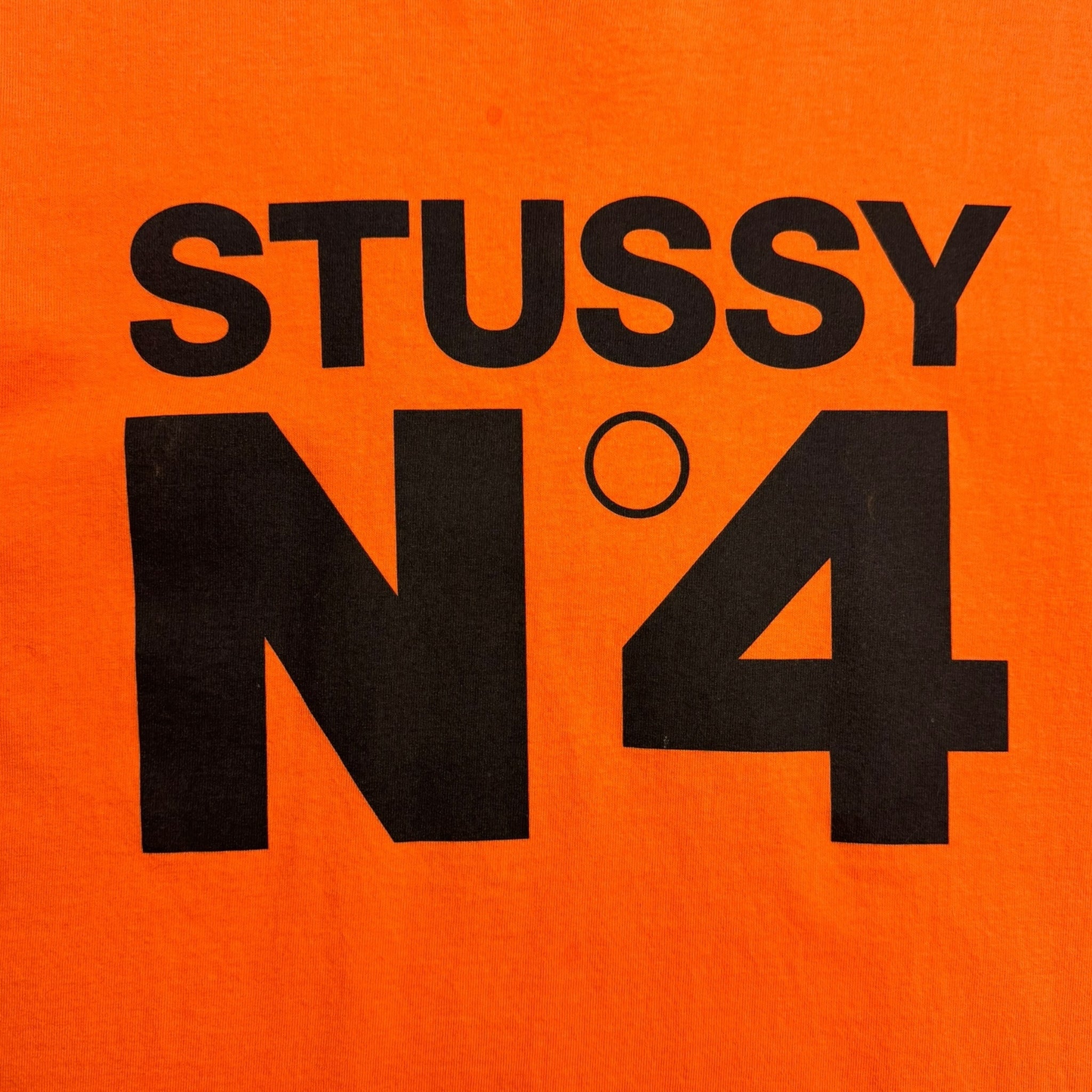 Stussy No 4 T-Shirt Coral