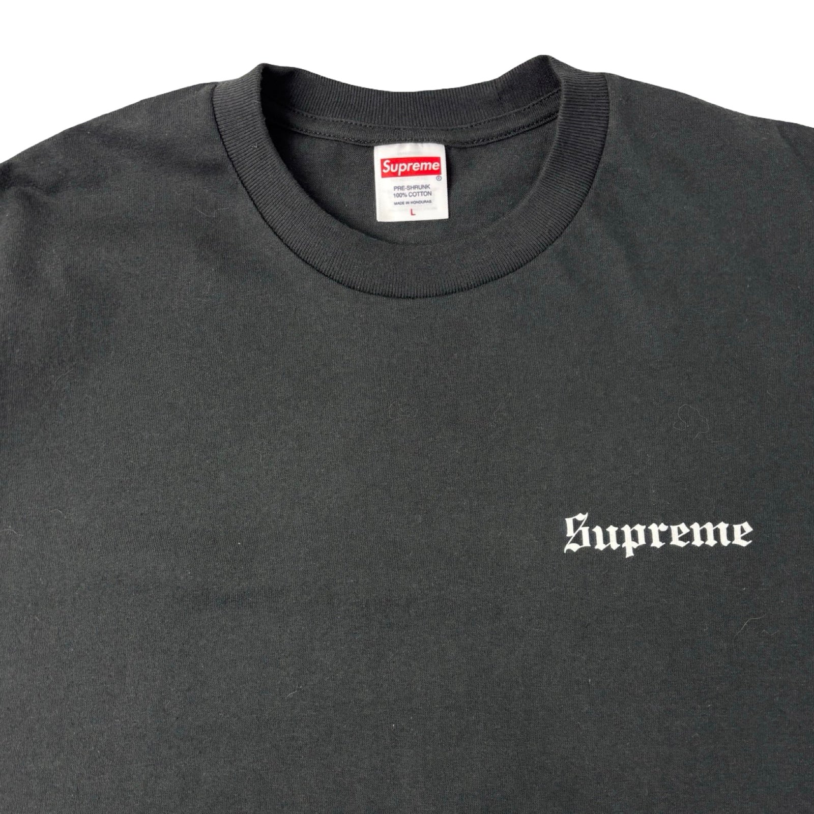 Supreme Paris Is Burning Tee Black