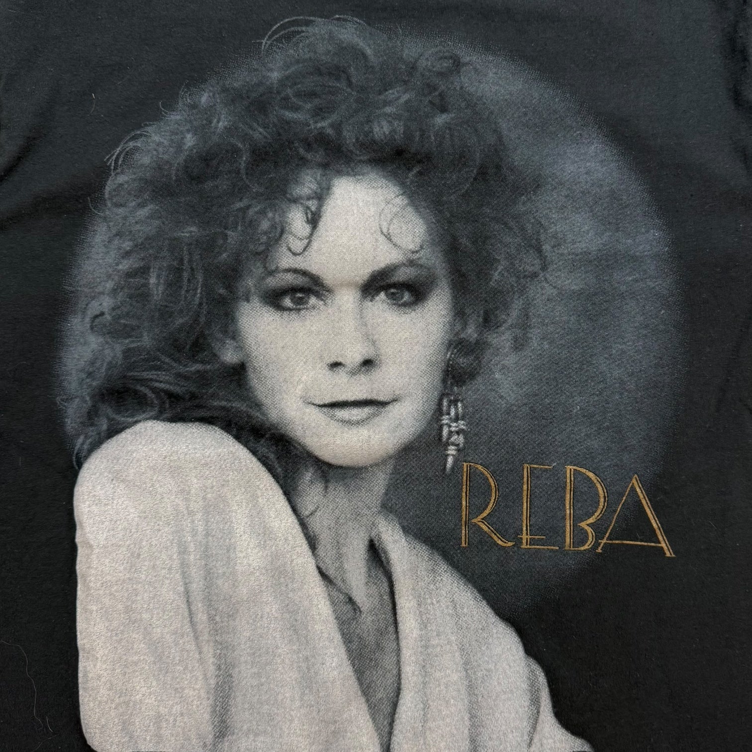 1990 Reba ‘Rumour Has It’ Tour Tee Black