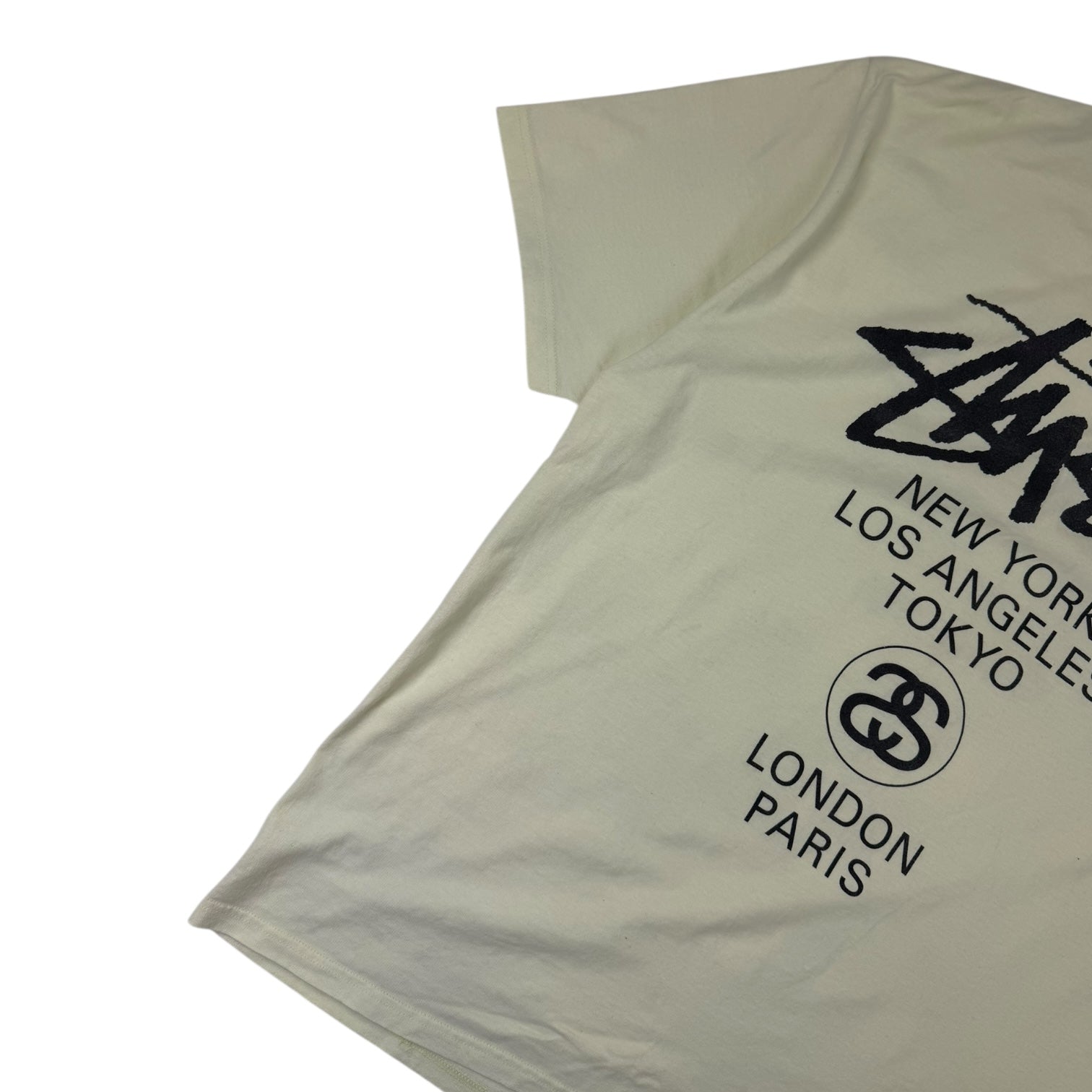 Stussy World Tour T-Shirt Yellow