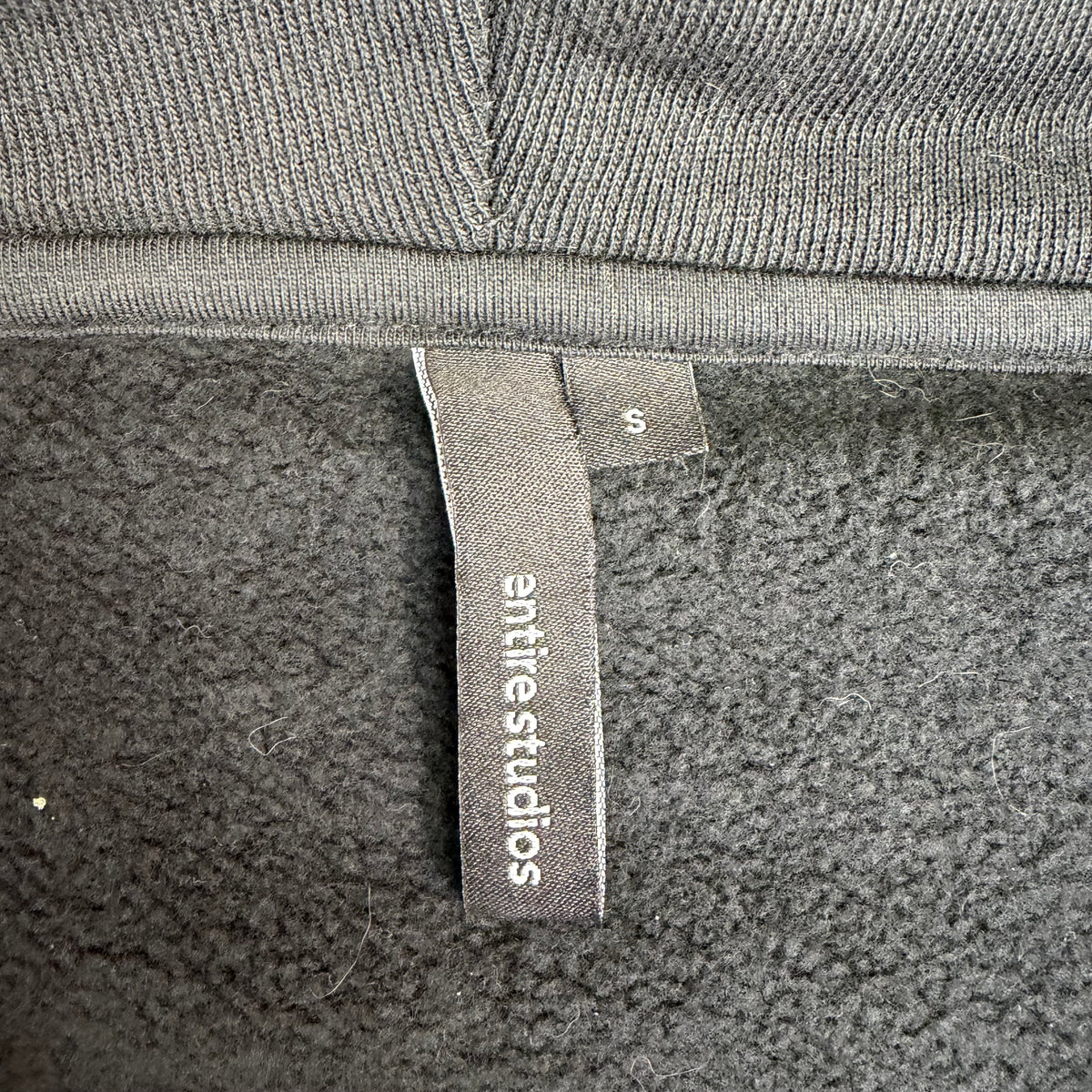 Entire Studios Full Zip Hoodie Soot