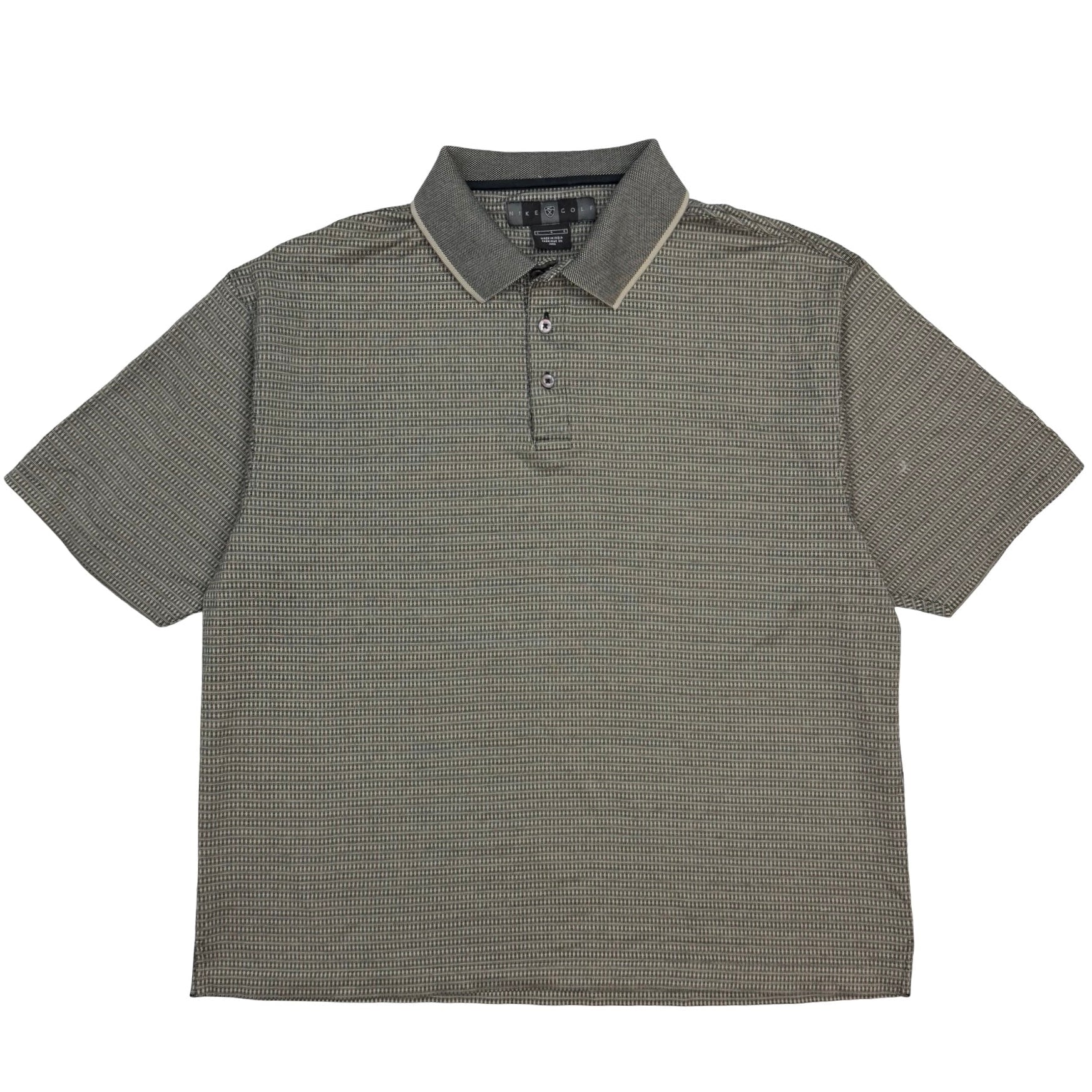 Vintage Nike Golf Polo Shirt Tan