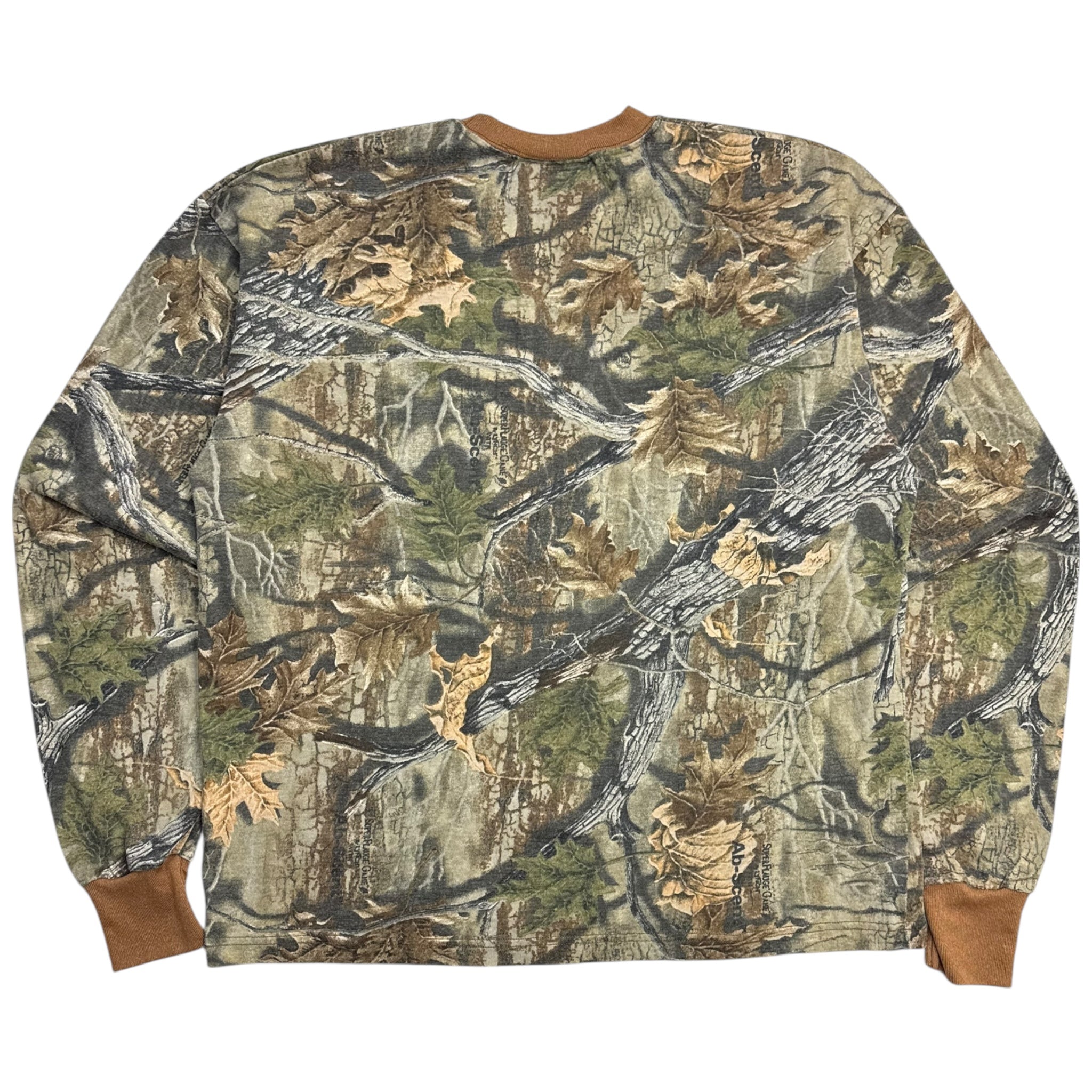Vintage Game Hunter Camo Longsleeve Pocket T-Shirt