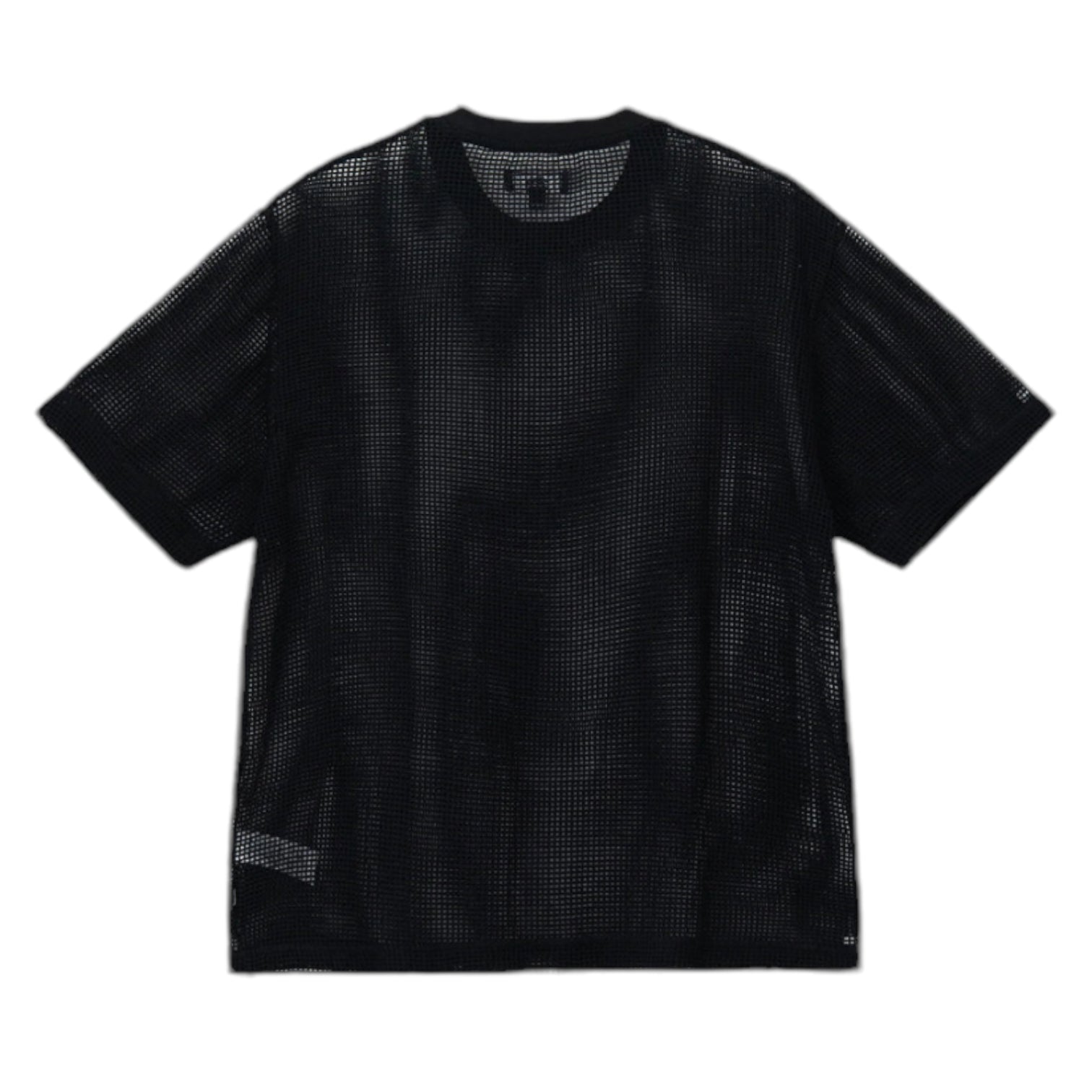 Stüssy Cotton Mesh SS Crew Black