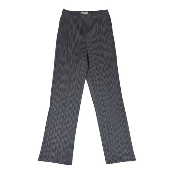 (W) Issey Miyake Pleats Please Straight-Leg Pant Charcoal