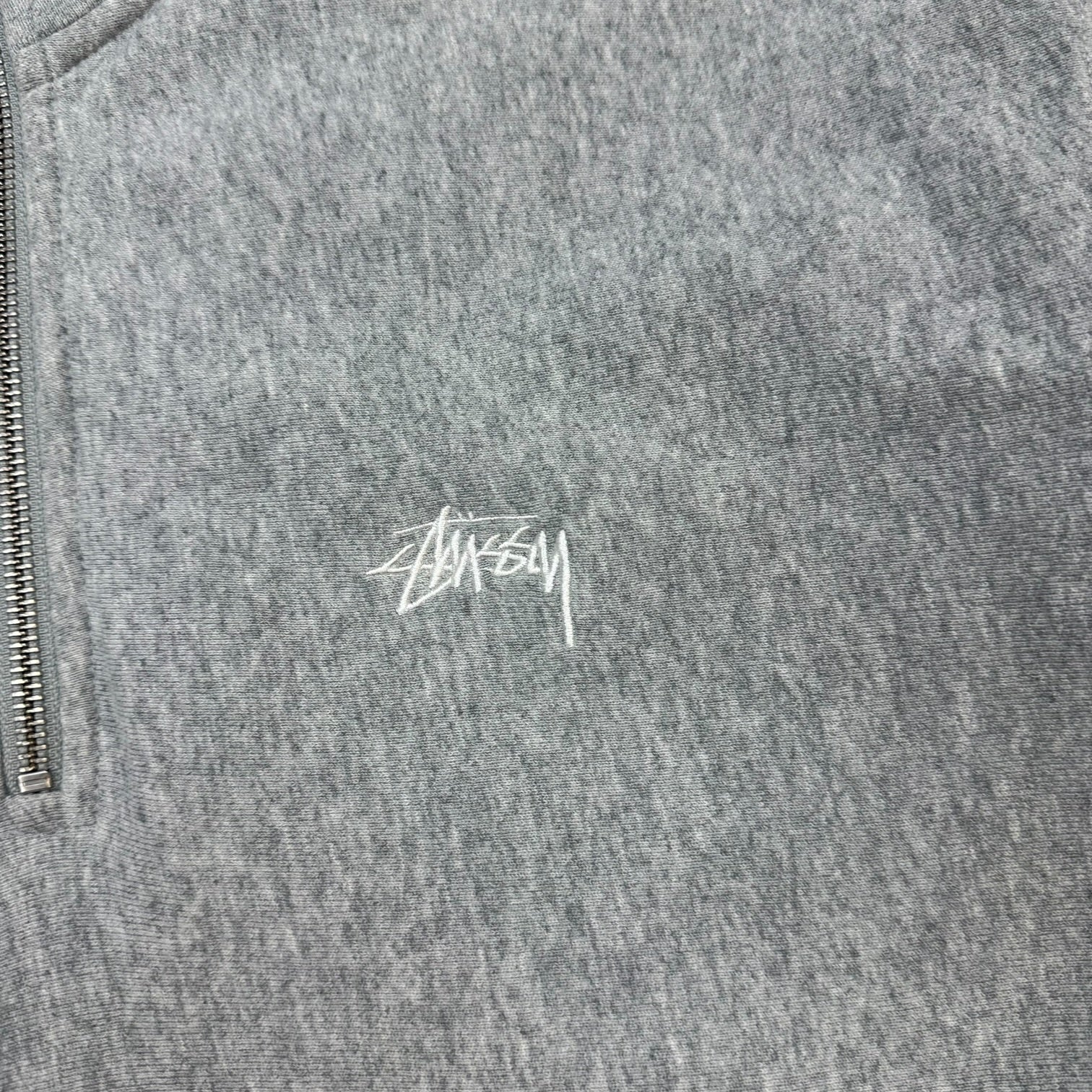 Stussy Stock Logo Mock Grey
