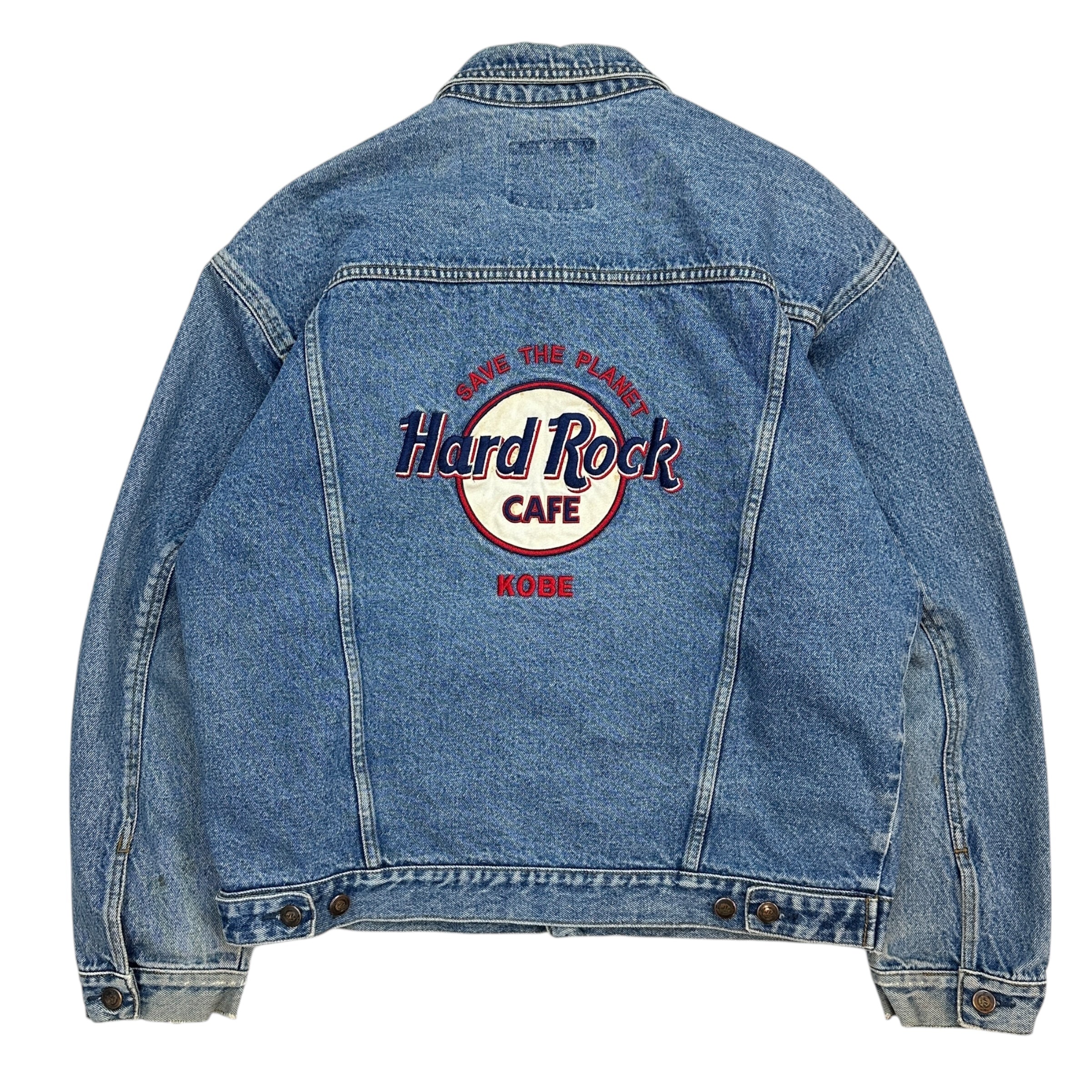 Vintage Hard Rock Cafe Kobe Denim Jacket