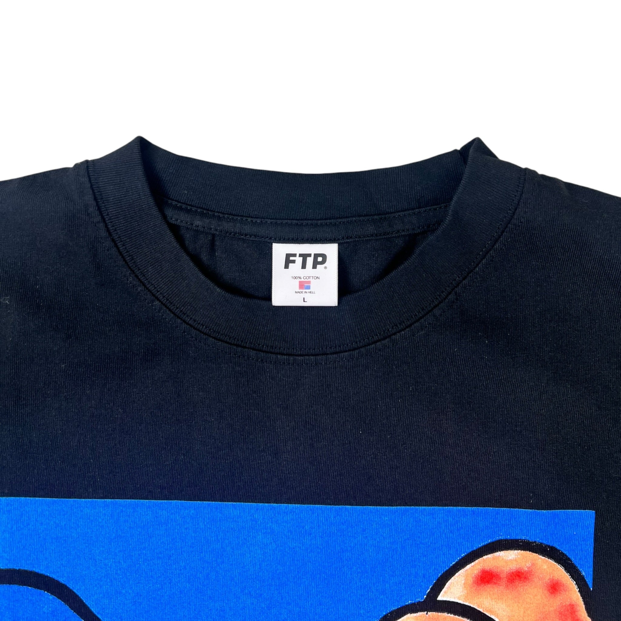 FTP x Slawn Dog Collaboration Graphic T- Shirt Black