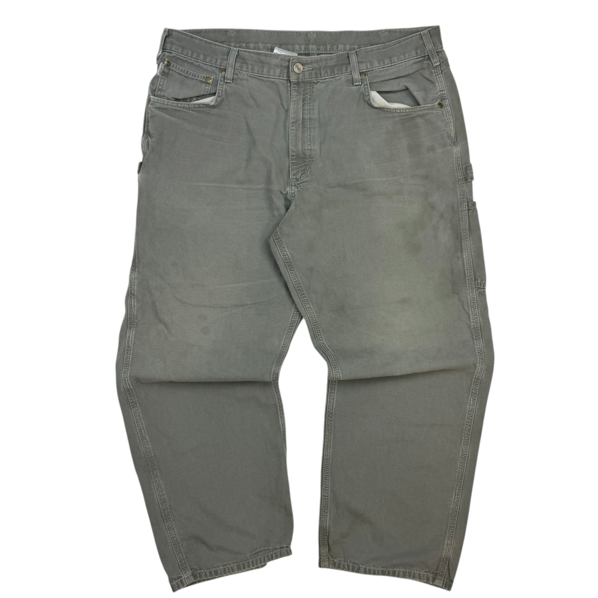 Vintage Carhartt Dungaree Pants Olive Green