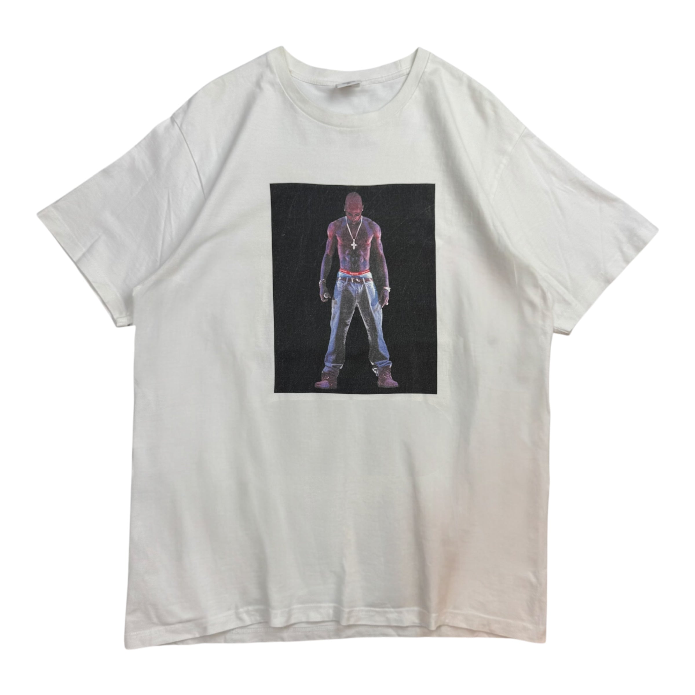 Supreme Tupac Hologram Tee White