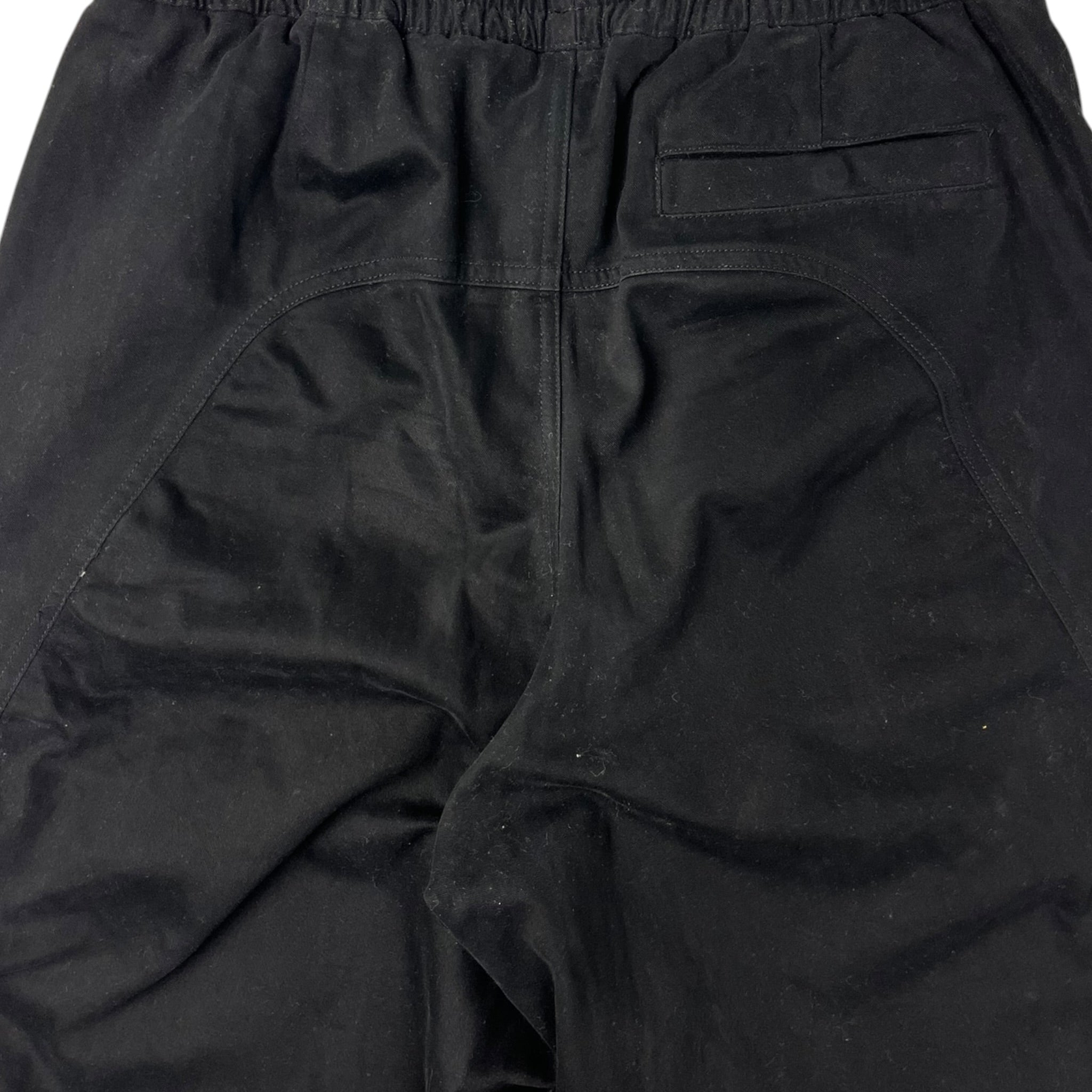 A Cold Wall Cotton Drawcord Trousers Black