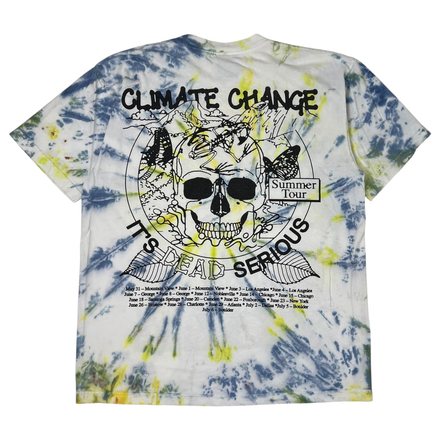 Online Ceramics “Summer Rainforest Dead” Tie Dye T-Shirt