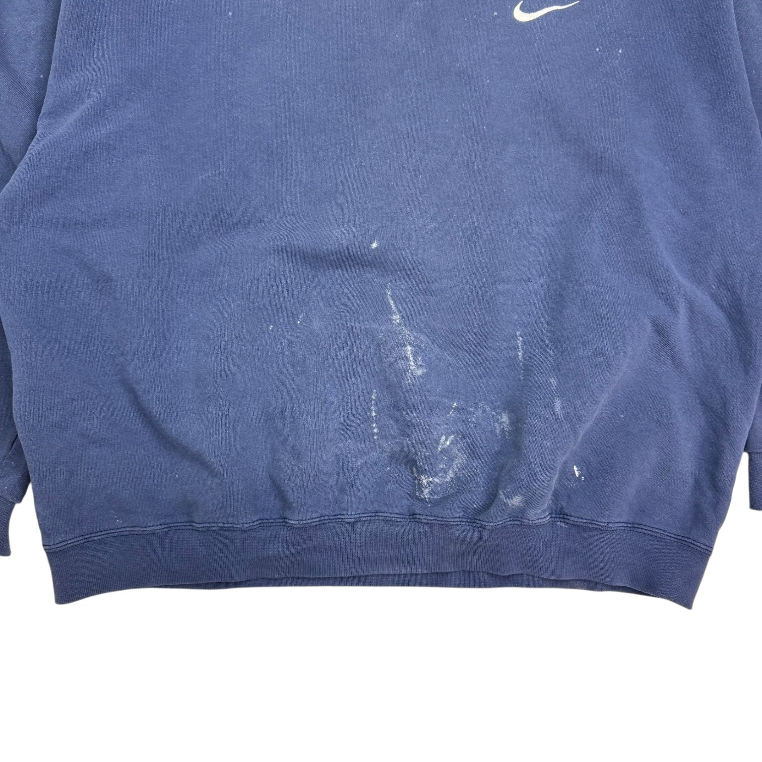 Vintage Nike Small Swoosh Crewneck Navy